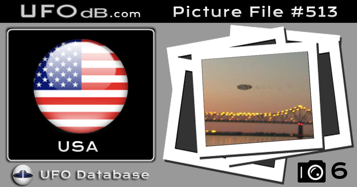Dark shadowy disc UFO over the Mississippi New Orleans Louisiana 2012