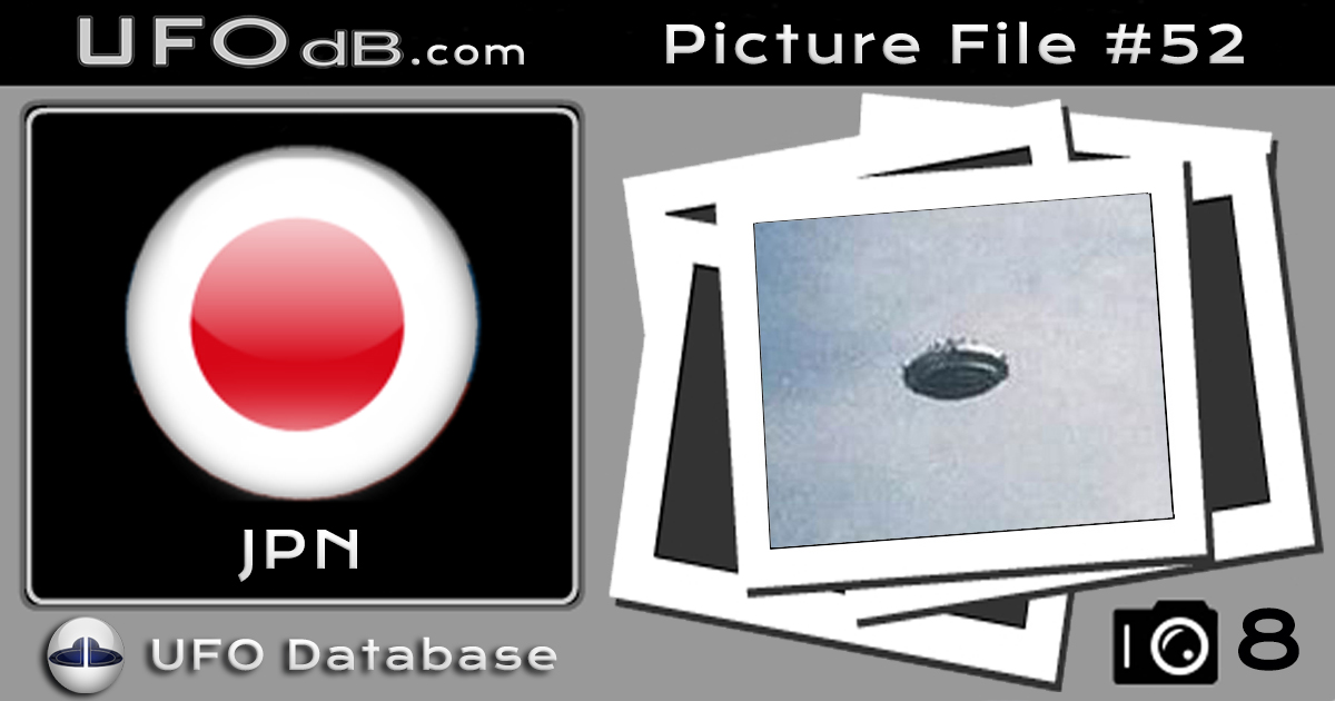 Japan in 1970. Rare incredible UFO Picture with such details of UFO