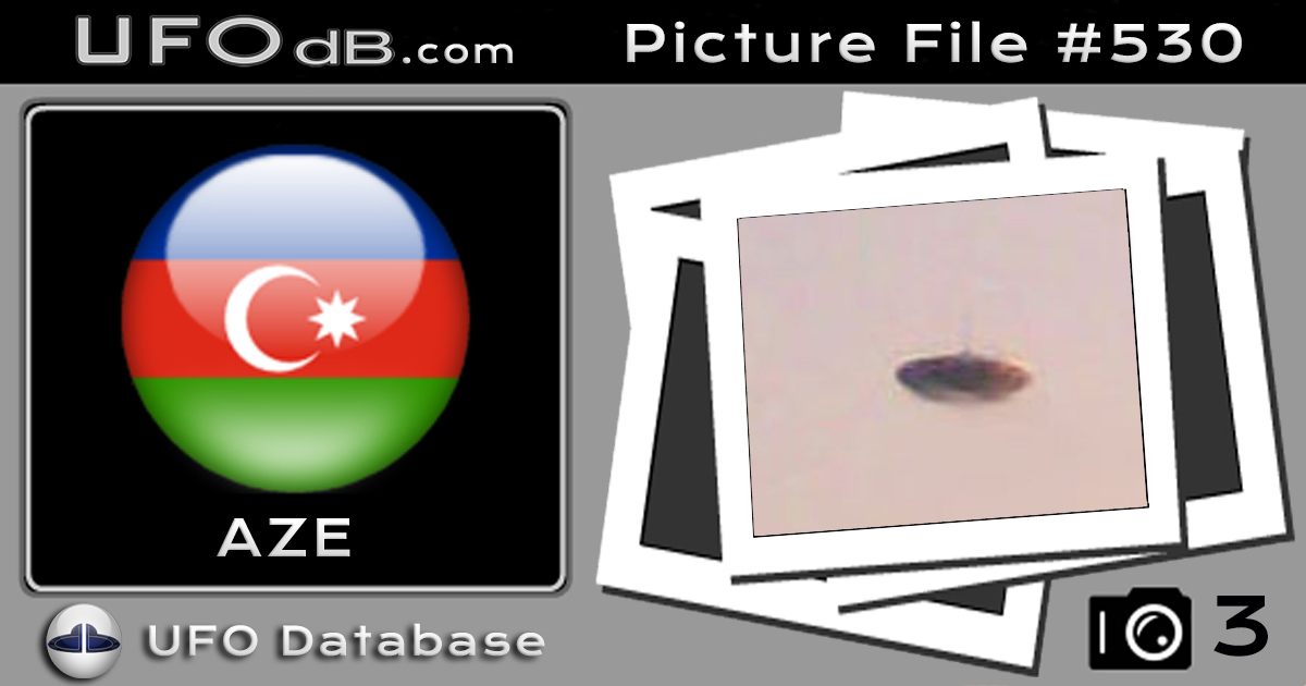 Rare UFO visit in Azerbaijan - Saucer over Akhmedli part of Baku 2011