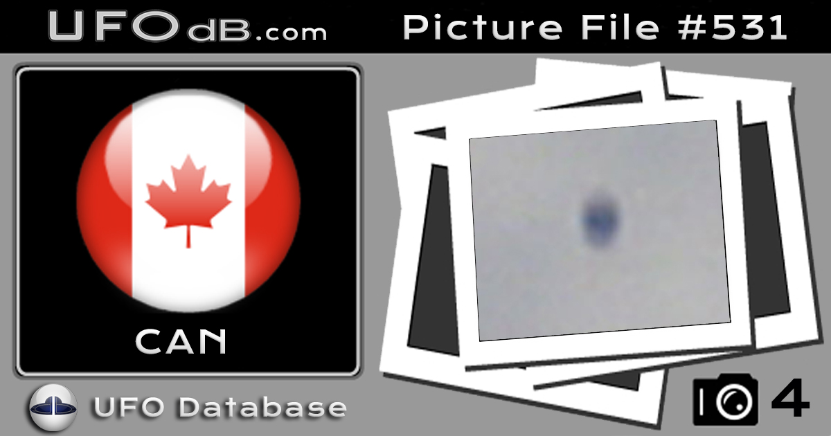 Four grey black disc UFOs near the airplane Mississauga, Ontario 2010
