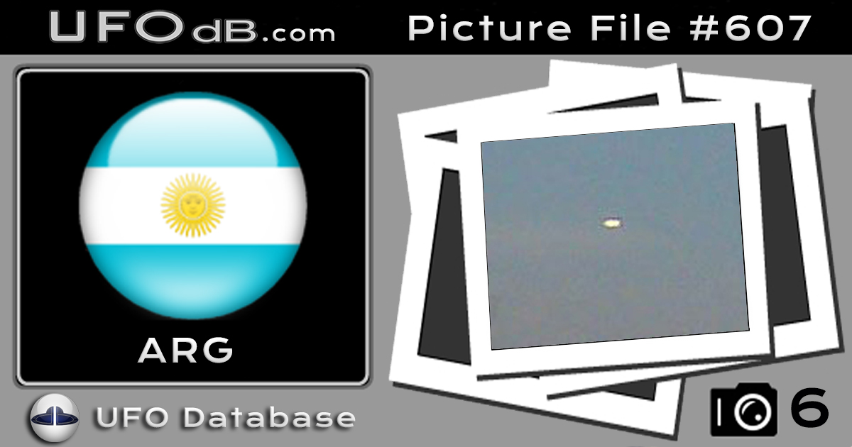 Friends Picture reveals UFO over Buenos Aires in Argentina May 2009