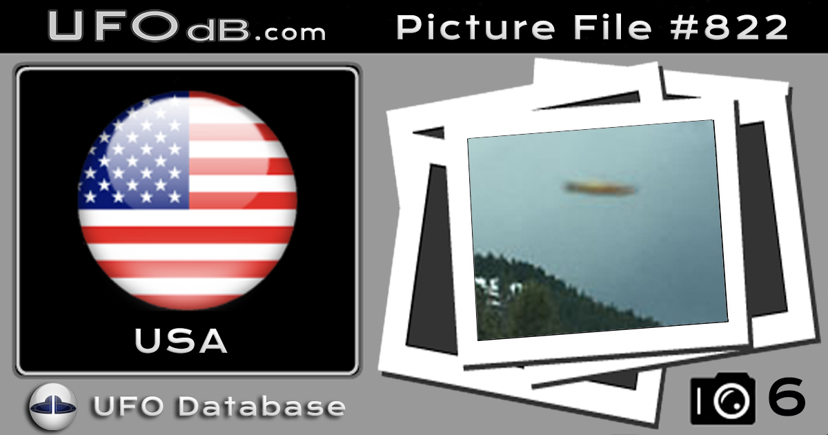 Black Lake picture captures saucer UFO passing near Vail Pass Copper M