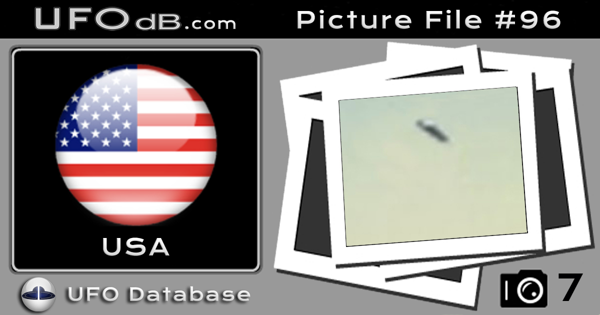UFO Picture showing a ufo over the shore line | Cambria California