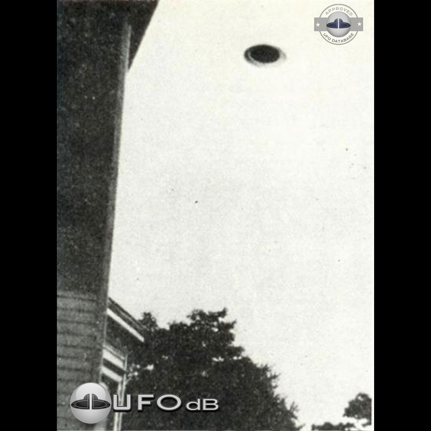 UFO had a semi-transparent greenish blue dome, 29 feet in diameter UFO Picture #116-1