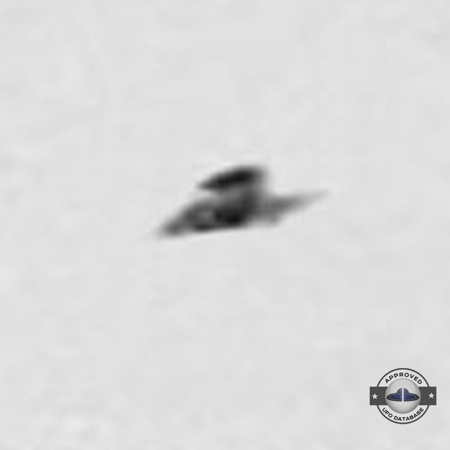 Photographer saw UFO fly at very high rate speed above the skyline UFO Picture #118-4