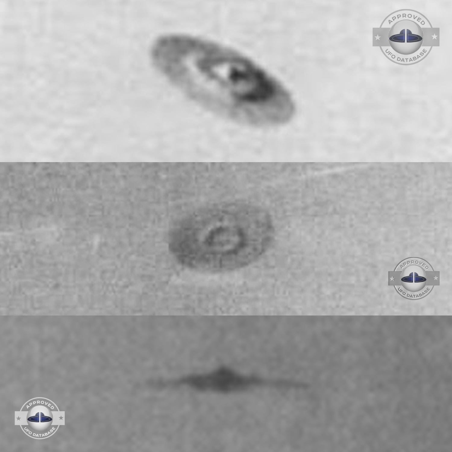 UFO picture considered by A.P.R.O | one of the best ufo picture 1952 UFO Picture #122-8