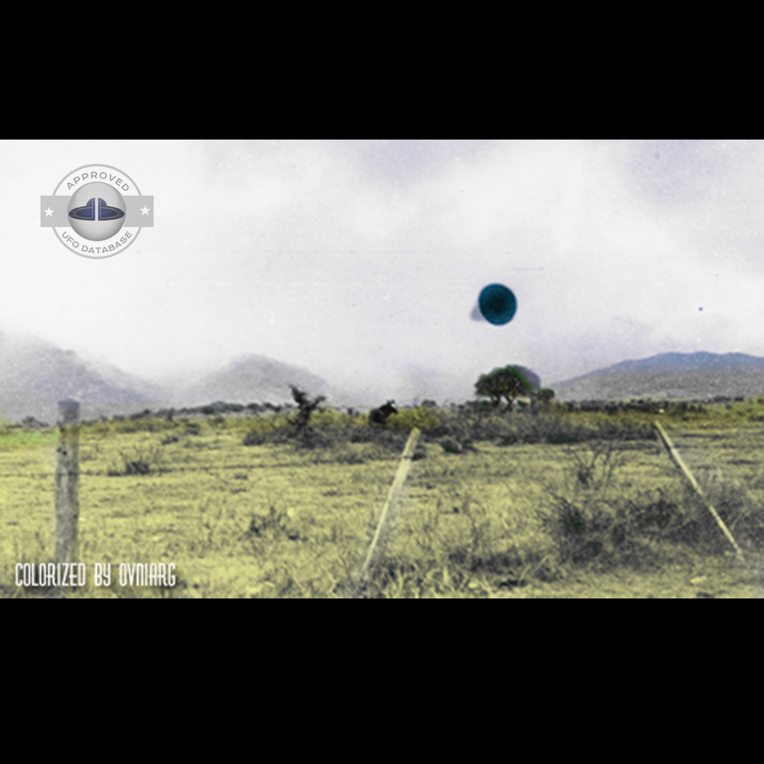 UFO picture - One of the best recorded UFO sighting in Argentina UFO Picture #129-3