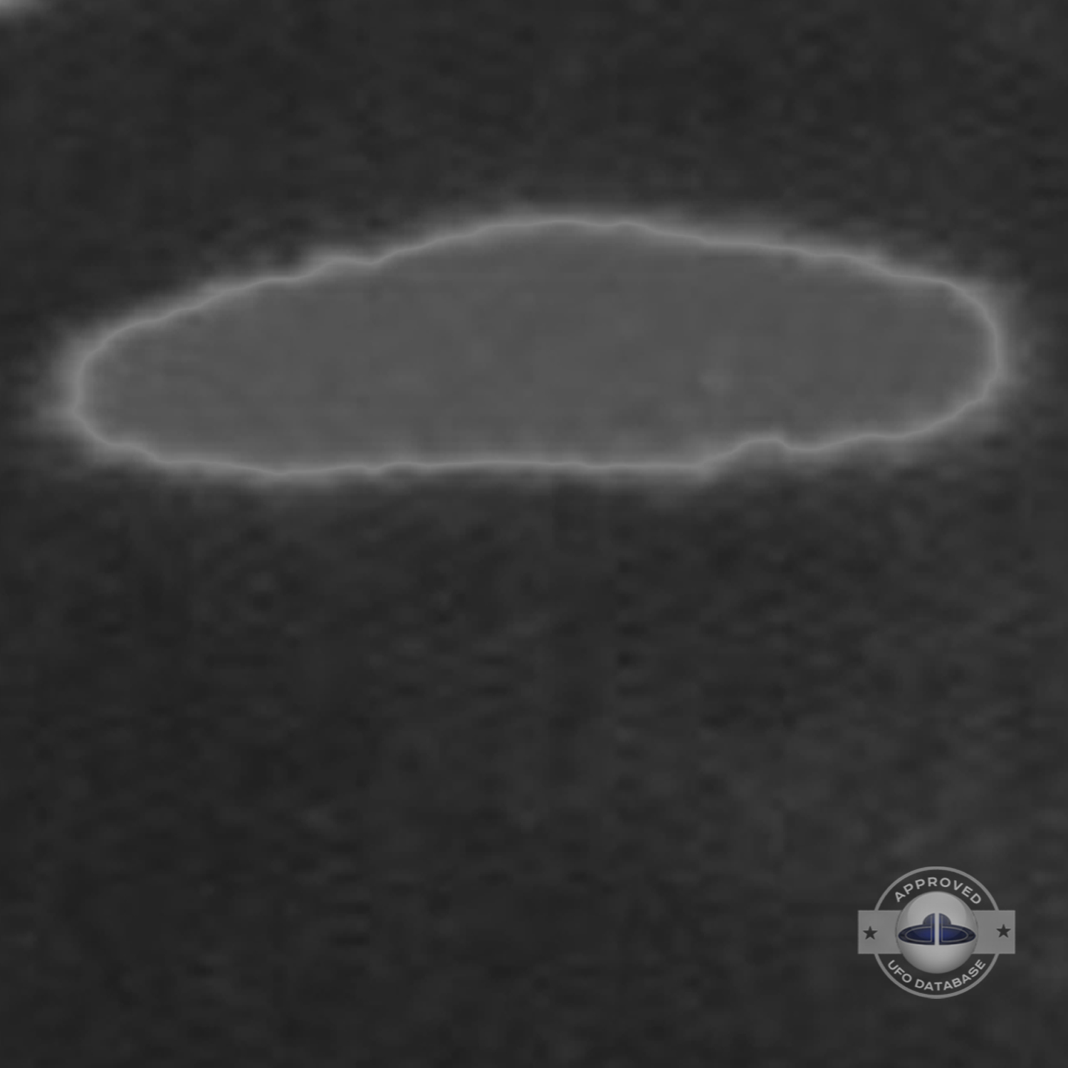 3 dark saucer shape UFOs near church in cathedral square of Sicuani UFO Picture #131-9