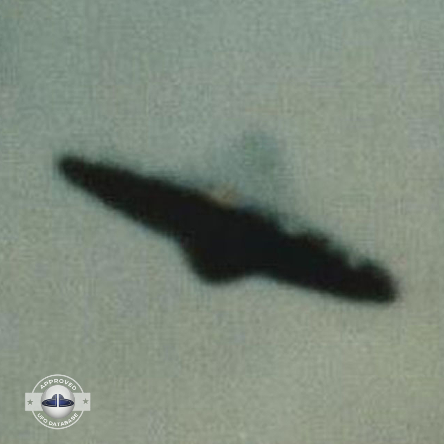 We can see clearly on the edge of the saucer, small gleaming lights UFO Picture #135-3