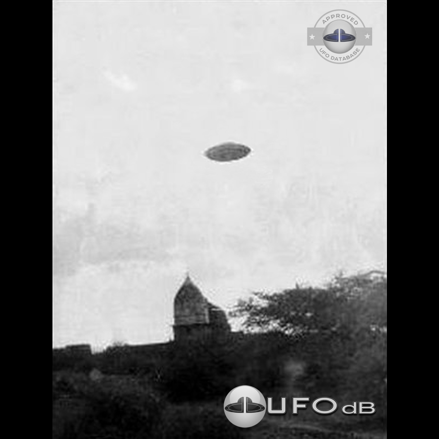 Billy Meier UFO Picture near Ashoka Ashram, Mehrauli India July 1964 UFO Picture #144-1