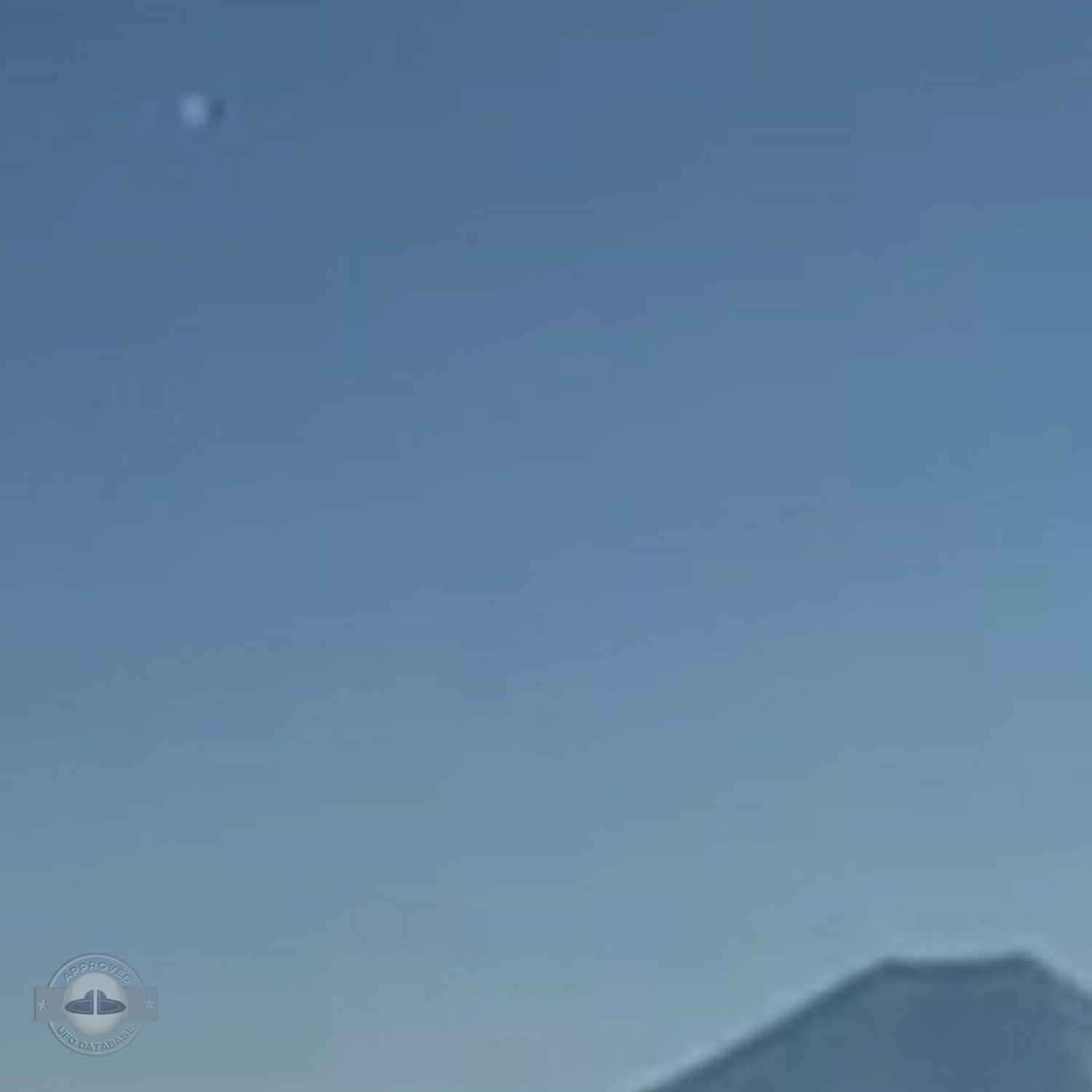 UFO near Mount Fuji, Japan | UFO picture captured on Live Web Cam UFO Picture #164-4