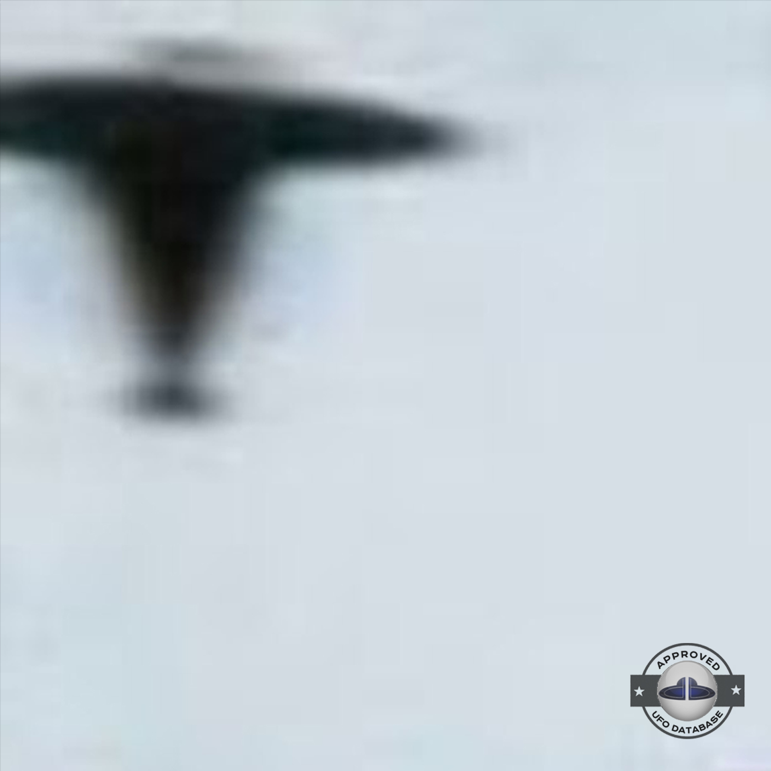 UFO picture taken from moving Train | Oberwesel, Germany | March 1964 UFO Picture #178-4