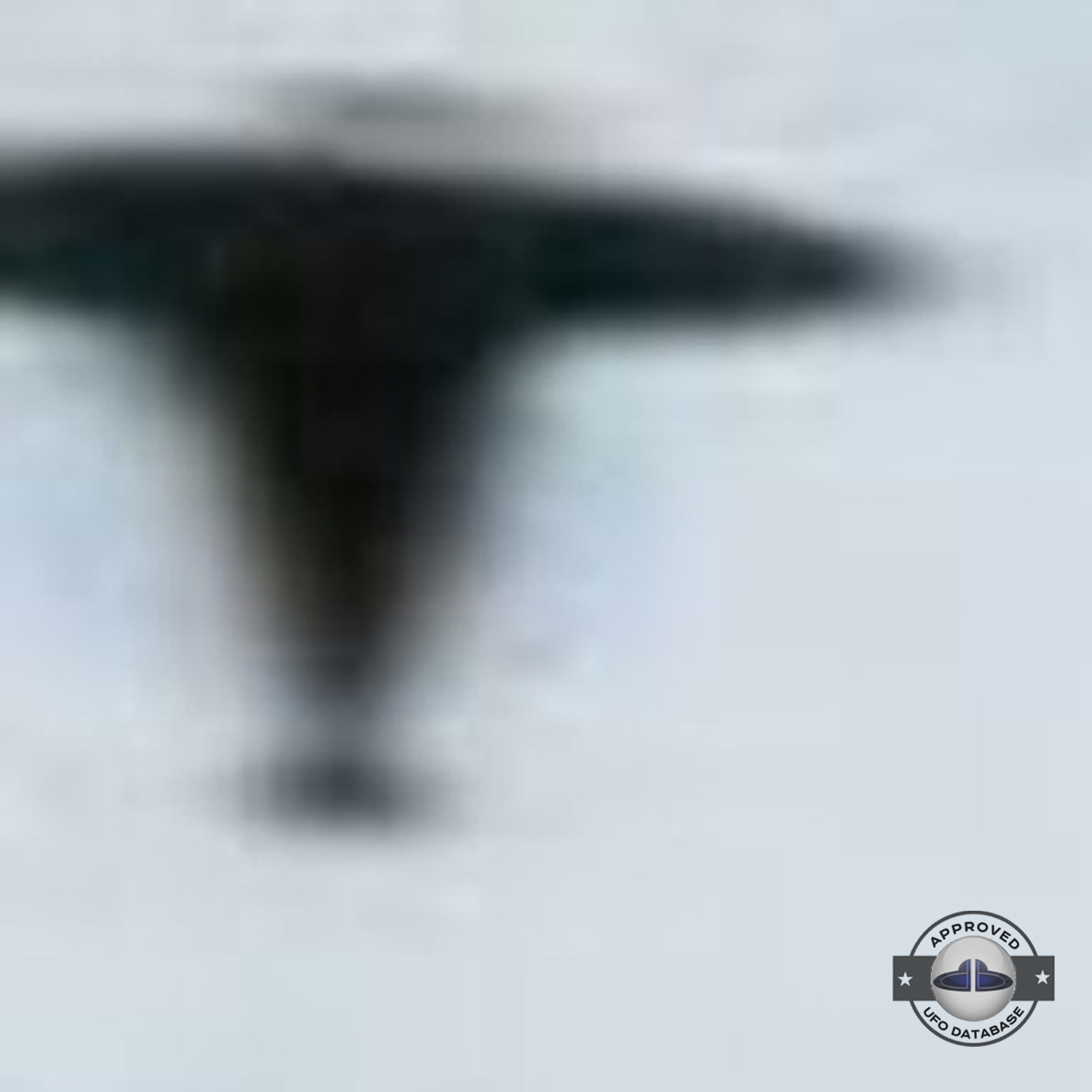 UFO picture taken from moving Train | Oberwesel, Germany | March 1964 UFO Picture #178-5