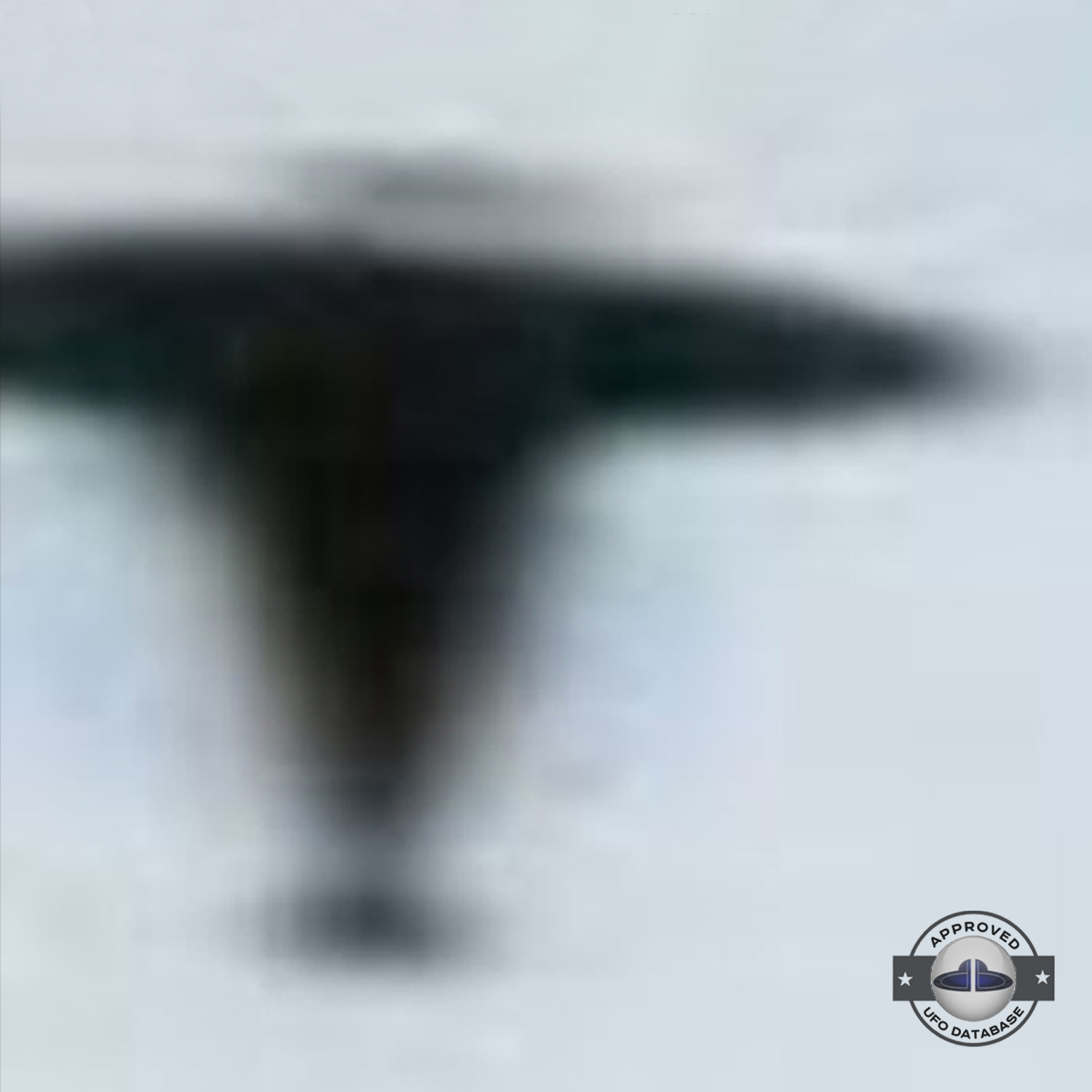UFO picture taken from moving Train | Oberwesel, Germany | March 1964 UFO Picture #178-6