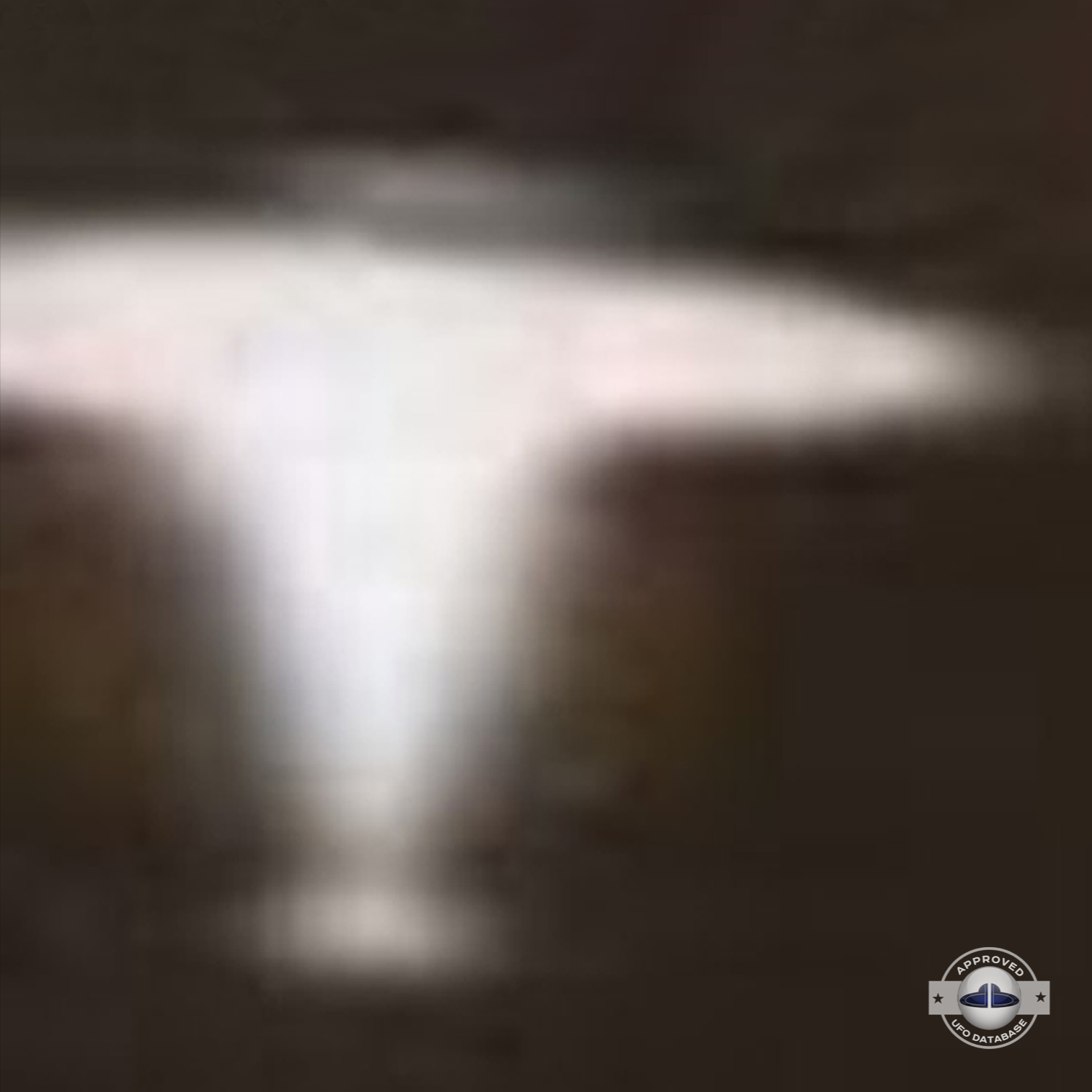 UFO picture taken from moving Train | Oberwesel, Germany | March 1964 UFO Picture #178-7