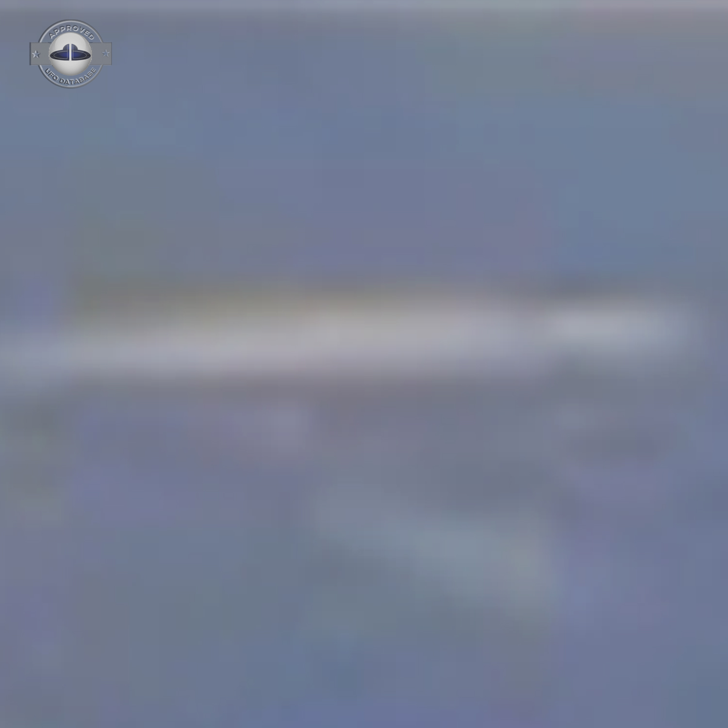 Black Sea UFO picture shot from Airplane | Turkey | January 10 2010 UFO Picture #207-5