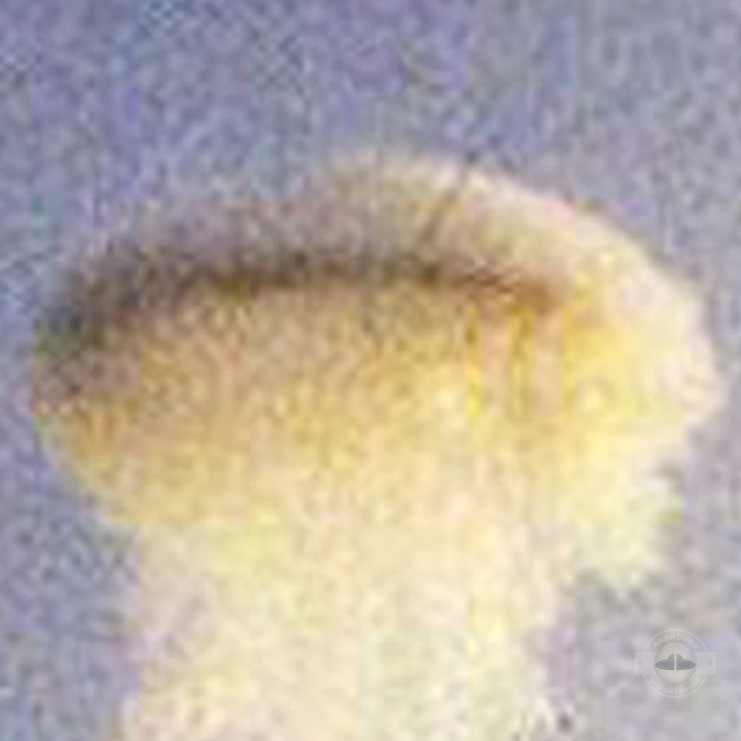 Best UFO picture showing UFO in Cloud disguise | Viborg, Denmark 1974 UFO Picture #222-5