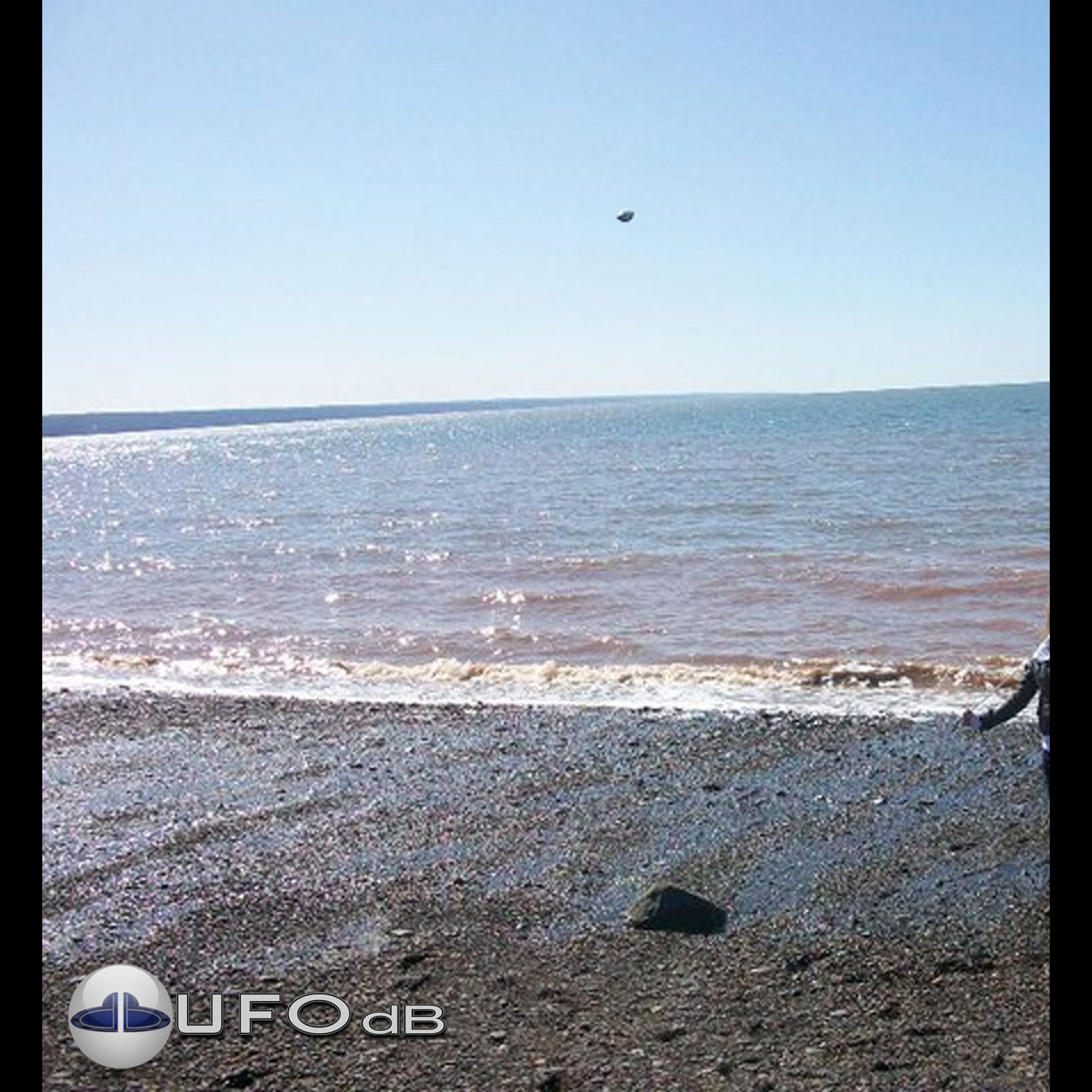 Nova Scotia, Canada - UFO near shore Bay of Fundy, Wolfville | 2011 UFO Picture #230-1