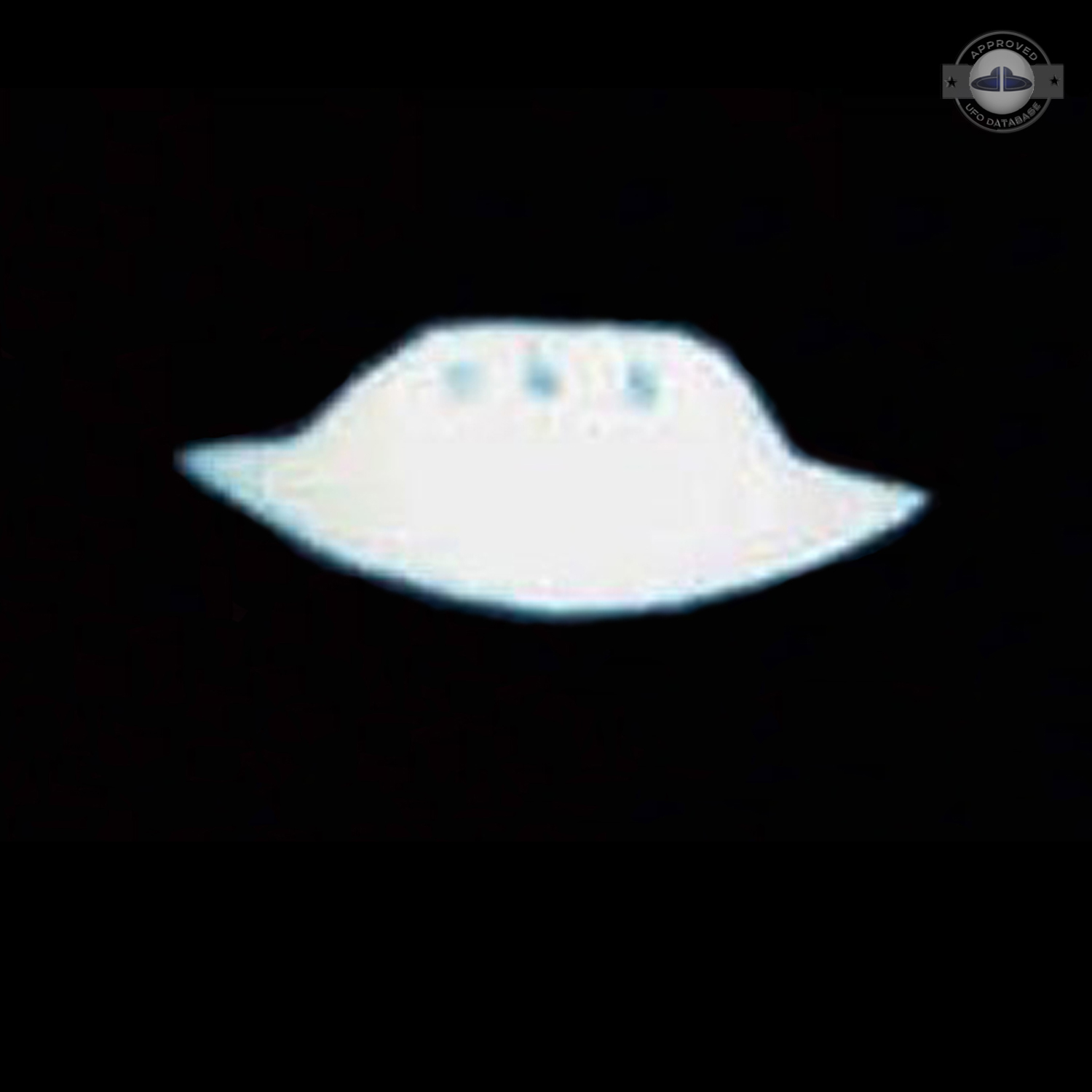 Iran 1978 UFO picture released under the Freedom of Information Act UFO Picture #231-2