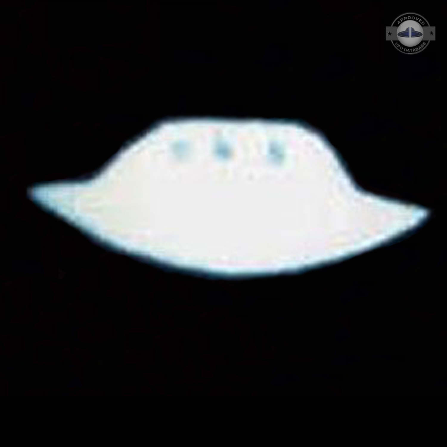 Iran 1978 UFO picture released under the Freedom of Information Act UFO Picture #231-3