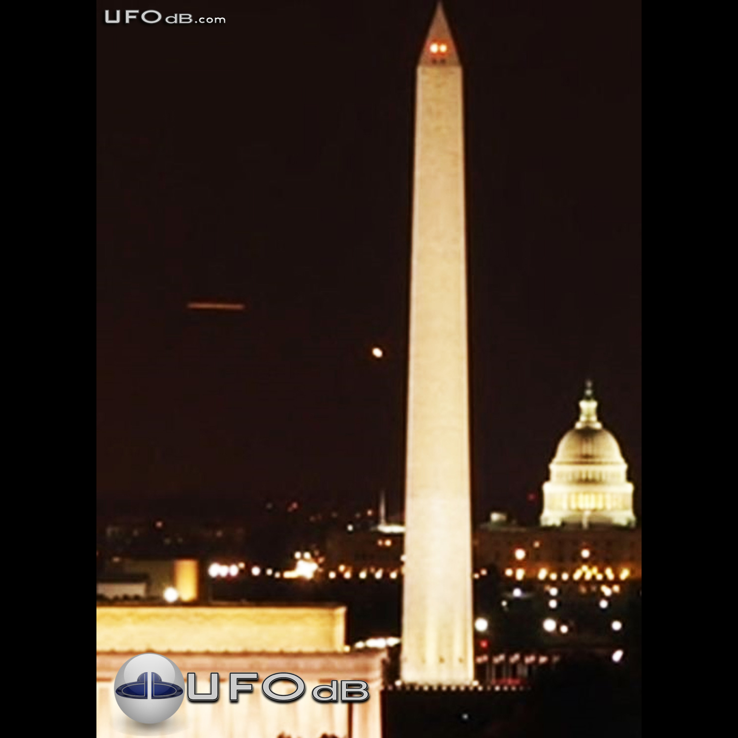 Washington No Fly Zone visited by a UFO | D.C. USA | February 14 2011 UFO Picture #258-1