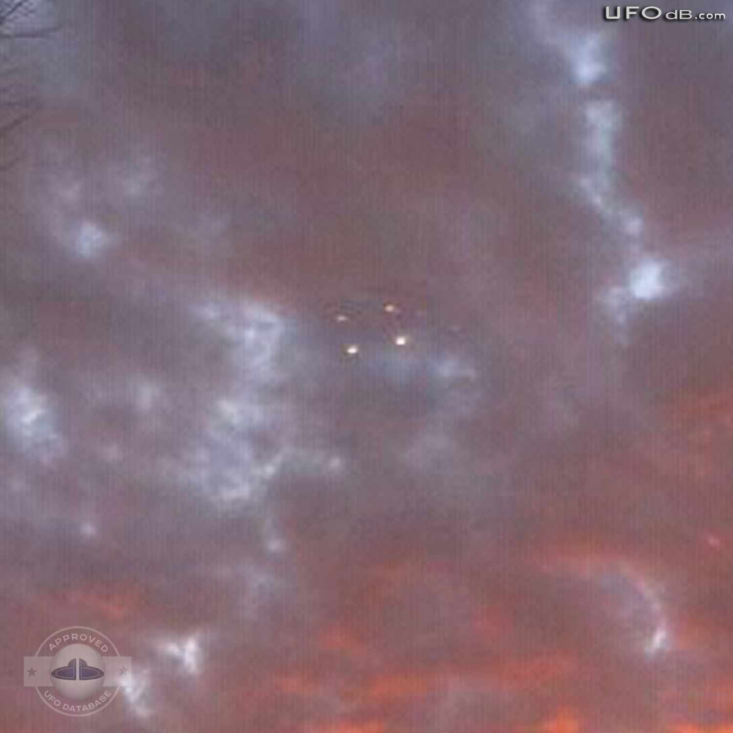 A picture from Madisonville show a UFO hiding in the clouds | USA 2011 UFO Picture #277-3