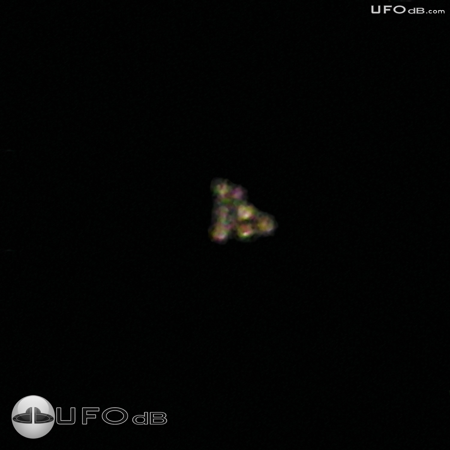 Santa Cruz mountains visited by a Triangular UFO | USA | May 9 2011 UFO Picture #291-1