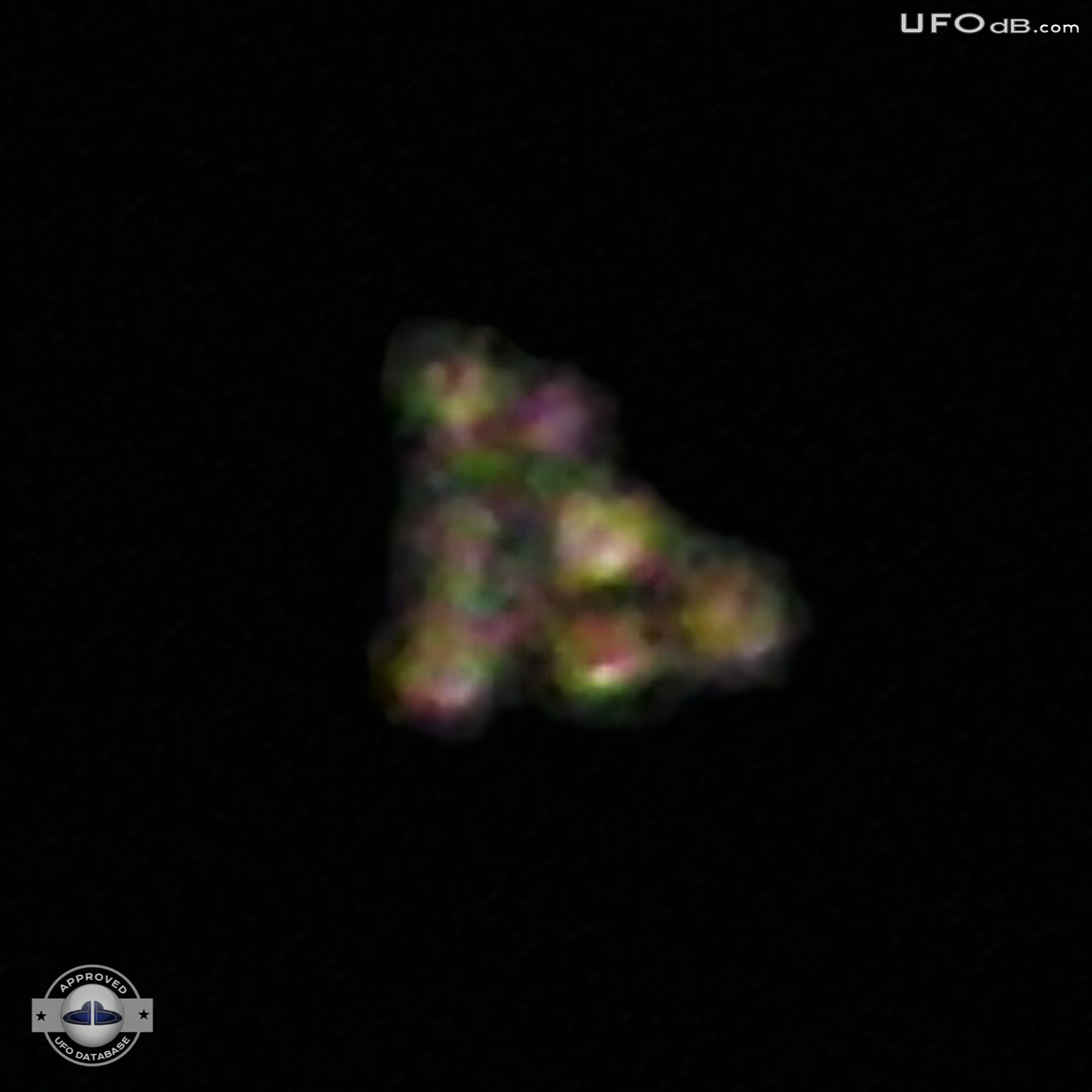 Santa Cruz mountains visited by a Triangular UFO | USA | May 9 2011 UFO Picture #291-2