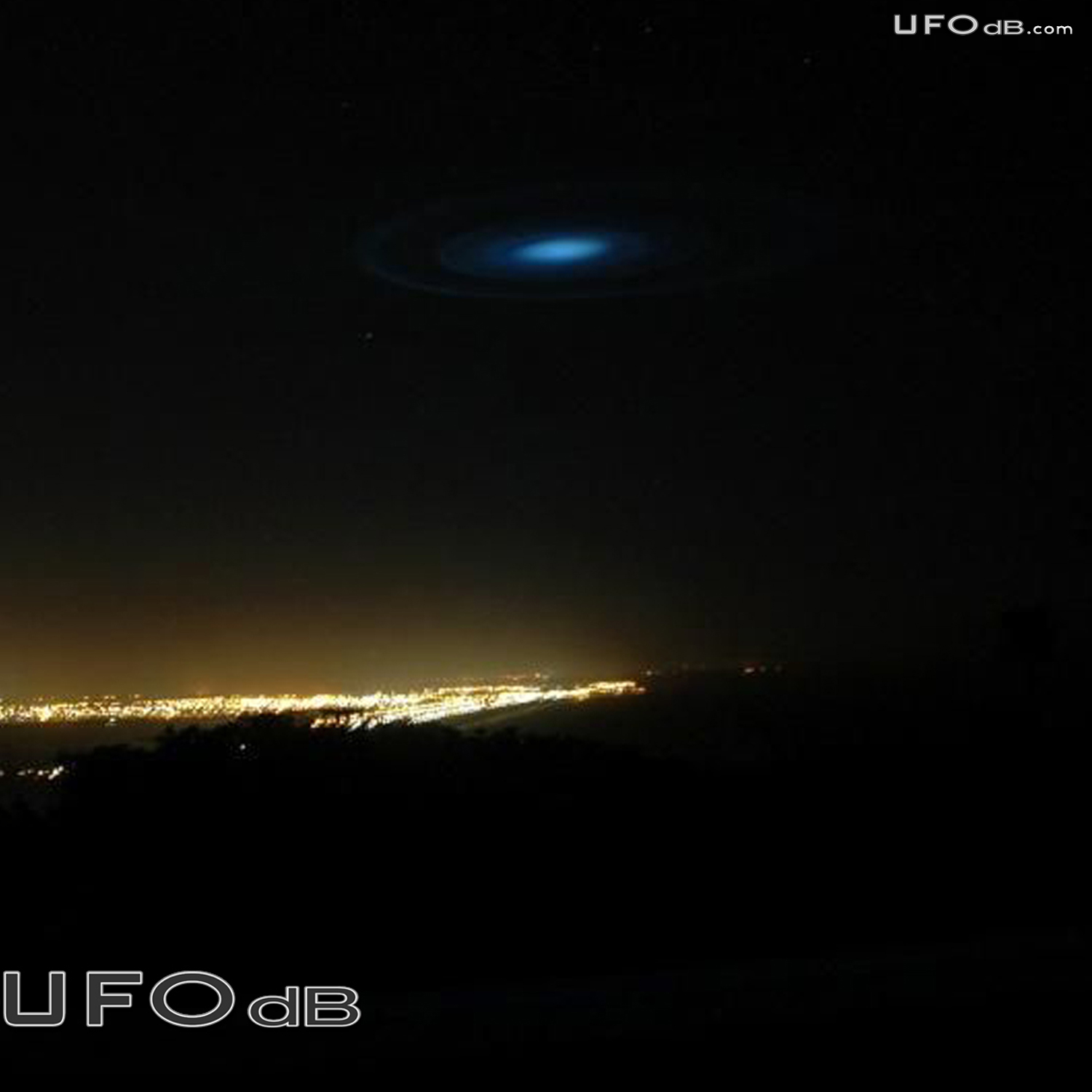 Christchurch New Zealand | Blue Glowing UFO on Picture | March 29 2011 UFO Picture #302-2