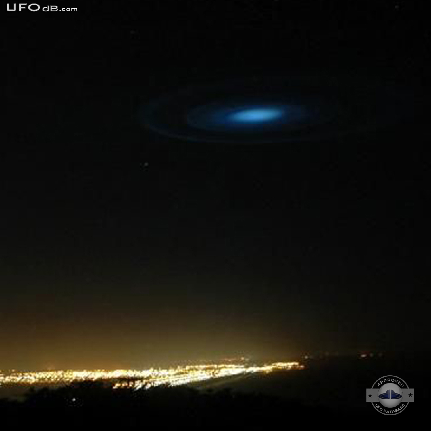 Christchurch New Zealand | Blue Glowing UFO on Picture | March 29 2011 UFO Picture #302-3