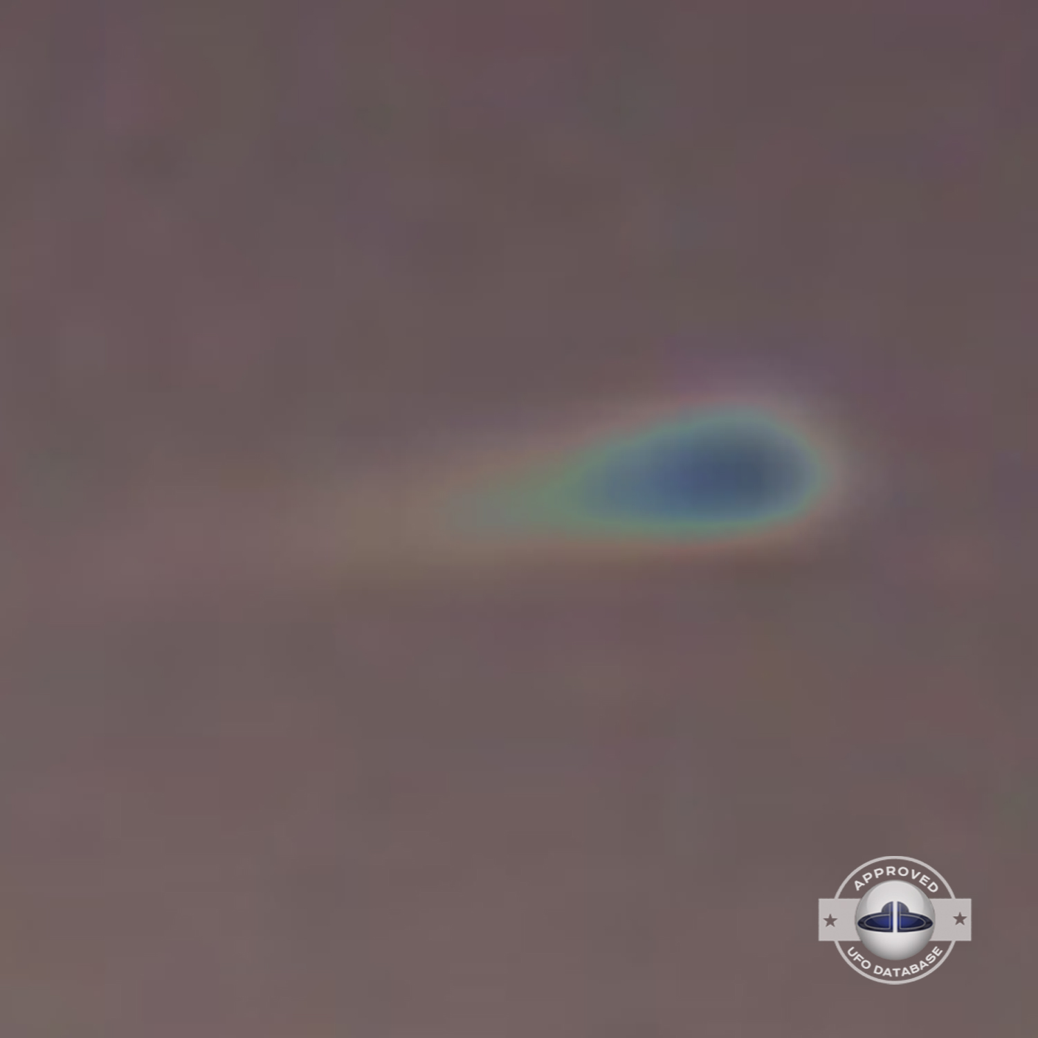 UFO flying over Uruguay in South America at night fall in 2008 UFO Picture #31-5
