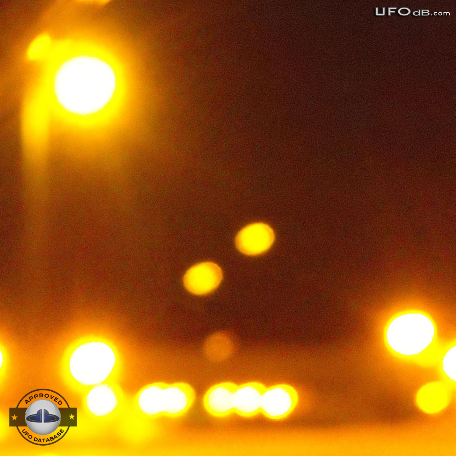 Pulsating Orange UFOs near Fort Carson Army Base | USA | May 12 2011 UFO Picture #310-2