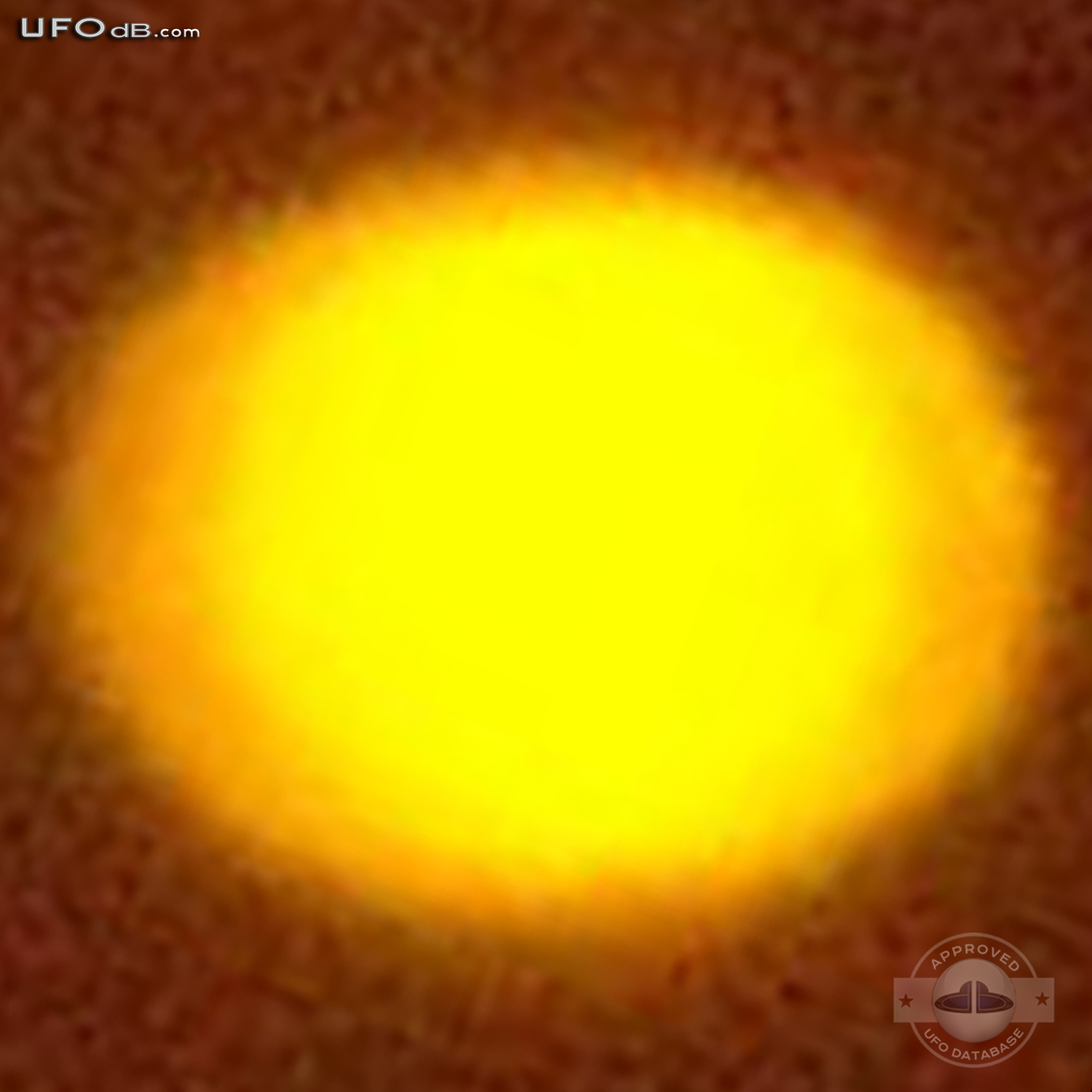 Pulsating Orange UFOs near Fort Carson Army Base | USA | May 12 2011 UFO Picture #310-6
