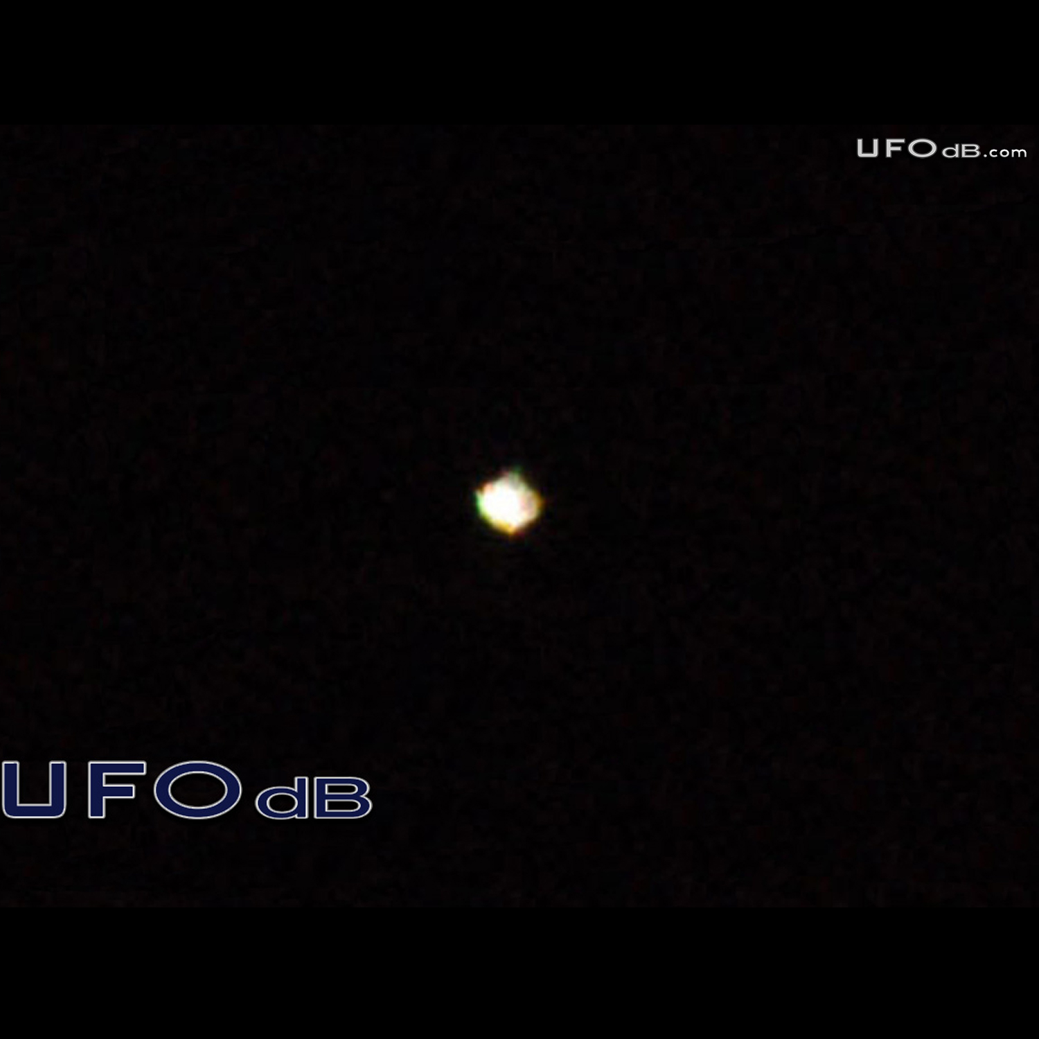 Icosahedron UFO with colored lights | Minnesota USA | February 21 2011 UFO Picture #331-2