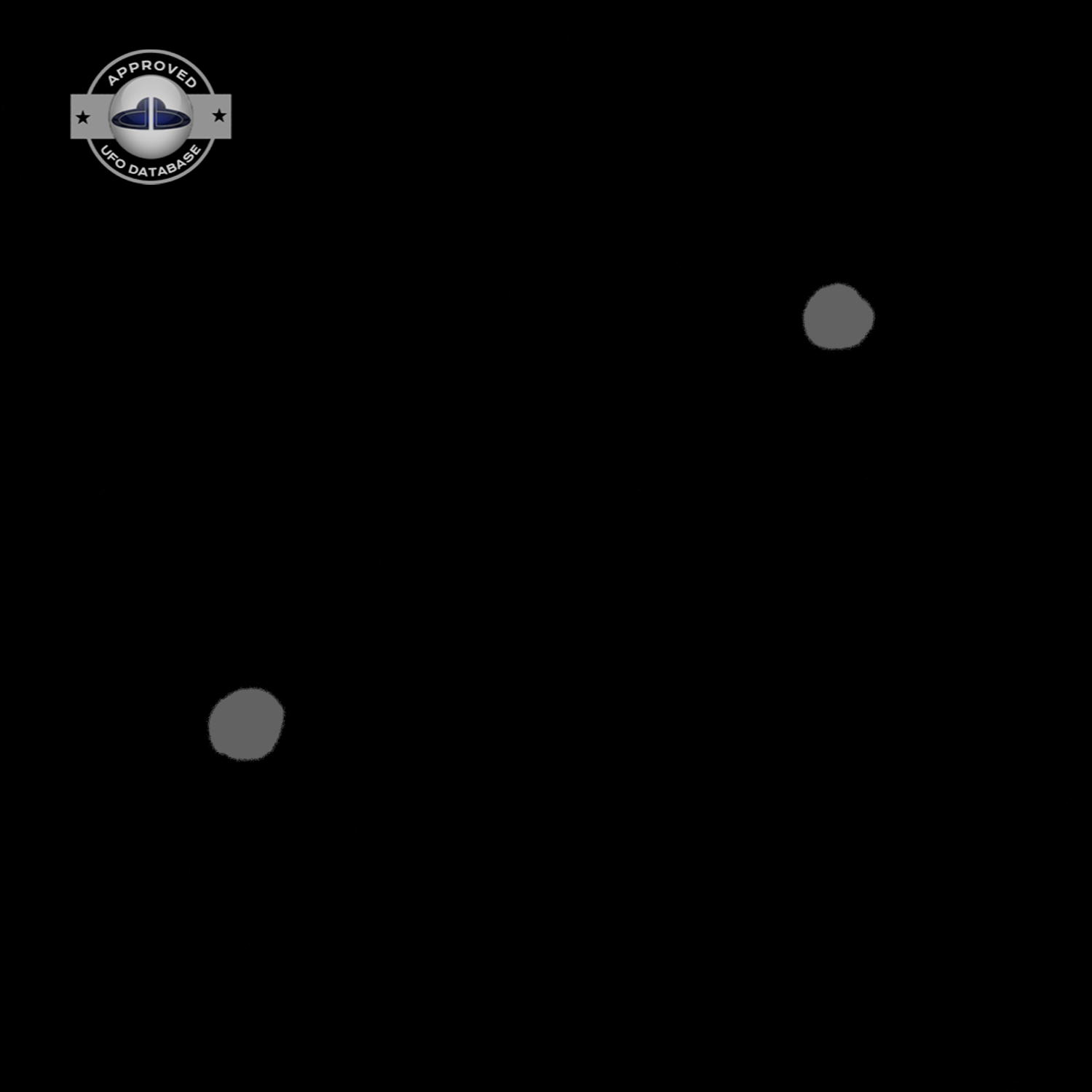 UFO picture showing 3 bright white UFO over Empire State Building UFO Picture #35-7