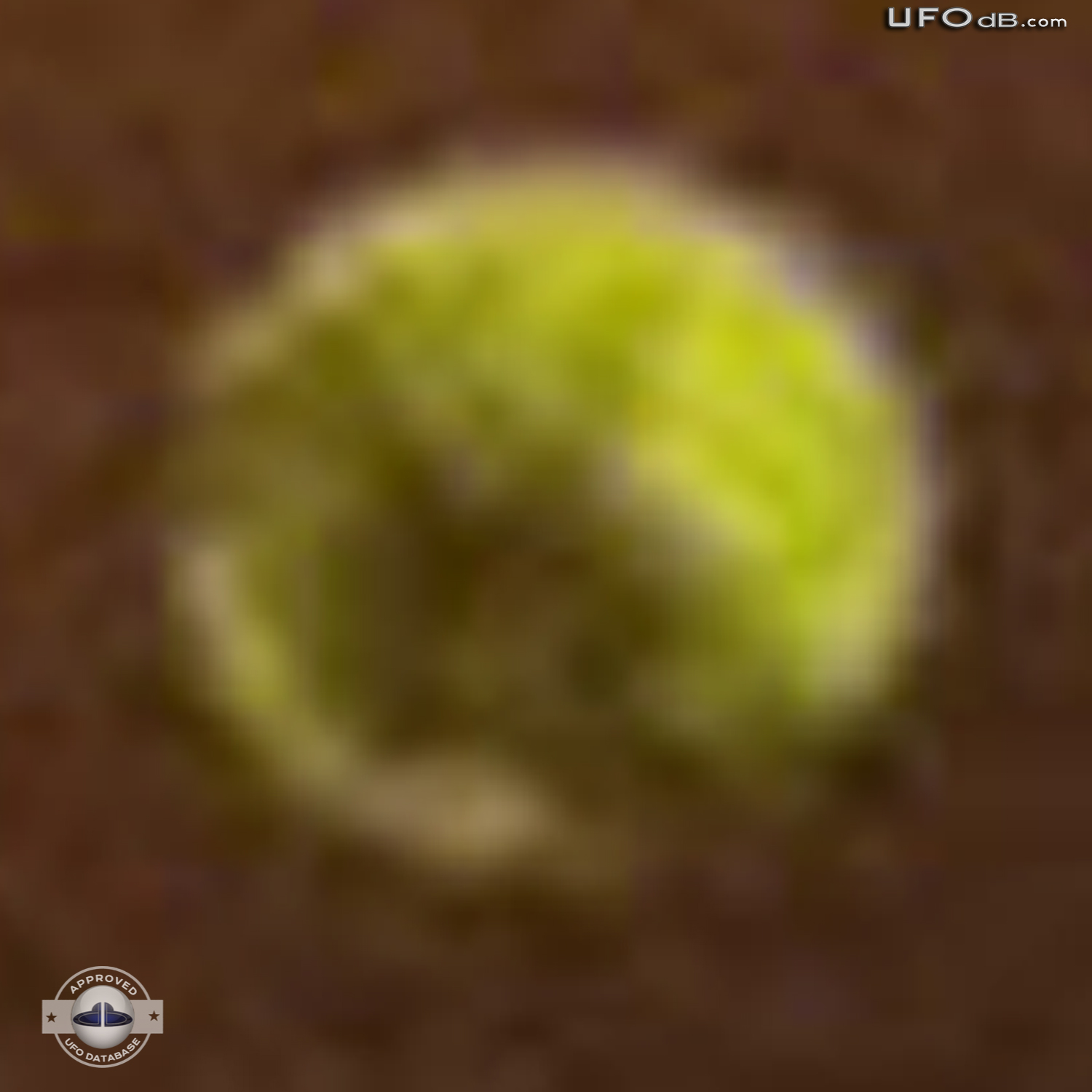 Green Sphere UFO caught on picture over the ocean | Miami Beach | 2011 UFO Picture #356-5