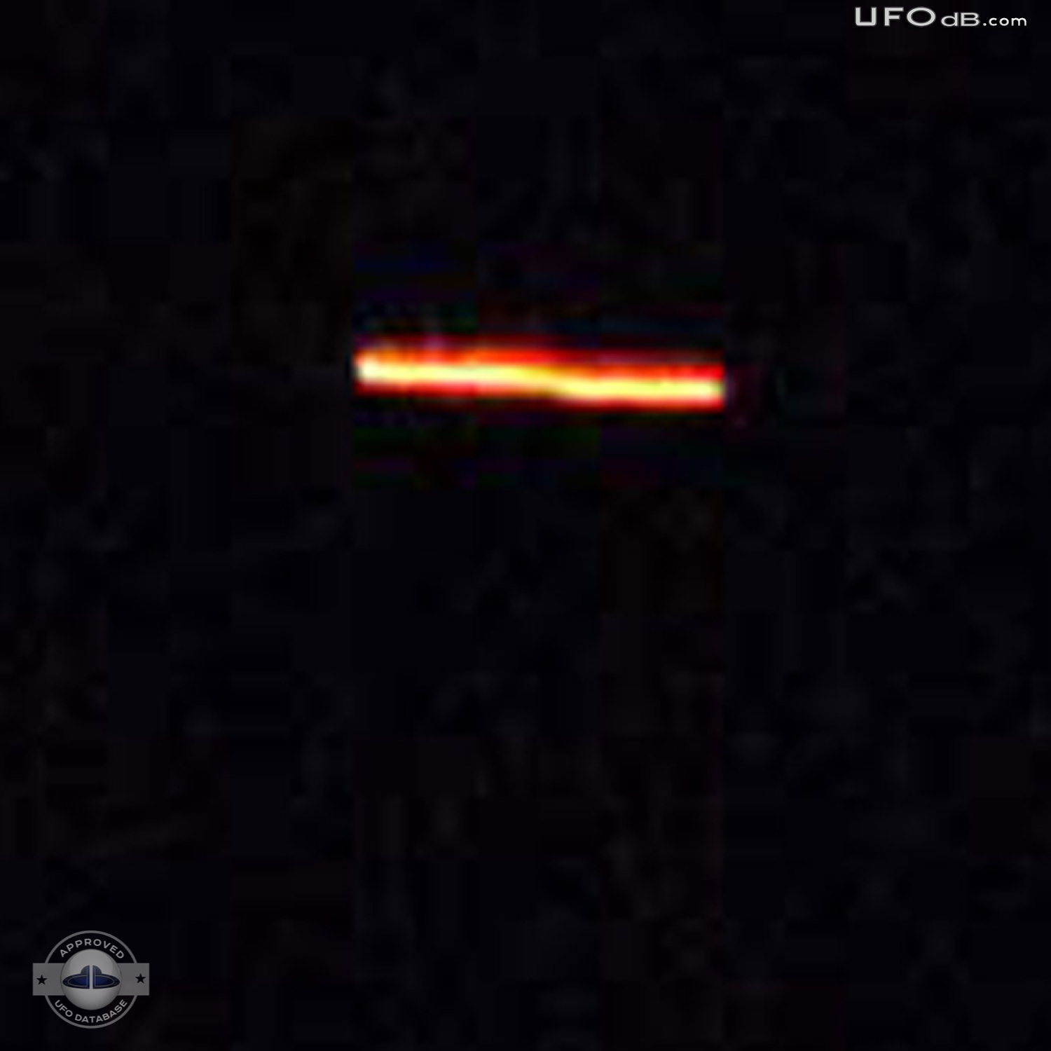 Two orbs UFO over Agimak Lake near Ignace in Ontario Canada, July 2011 UFO Picture #357-2