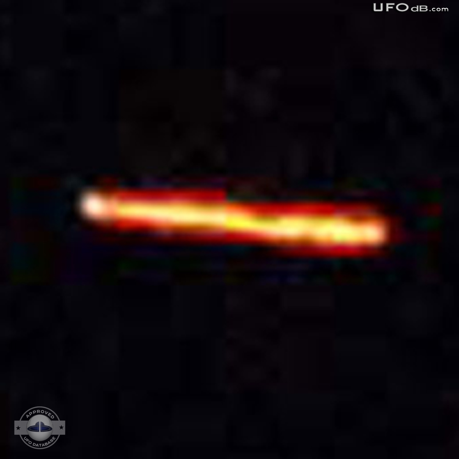 Two orbs UFO over Agimak Lake near Ignace in Ontario Canada, July 2011 UFO Picture #357-4