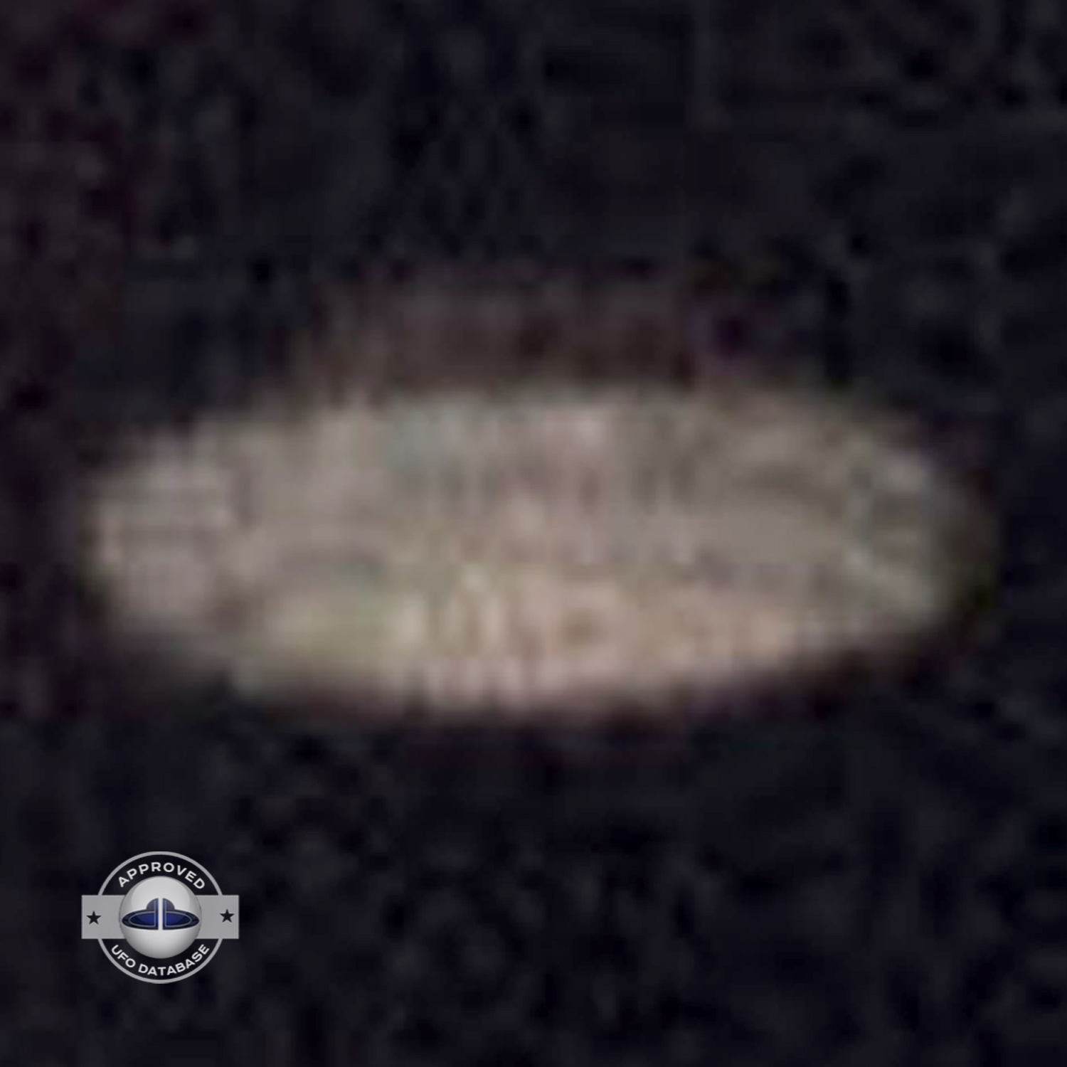 UFO picture showing UFO over snowy mountains during the day UFO Picture #36-6