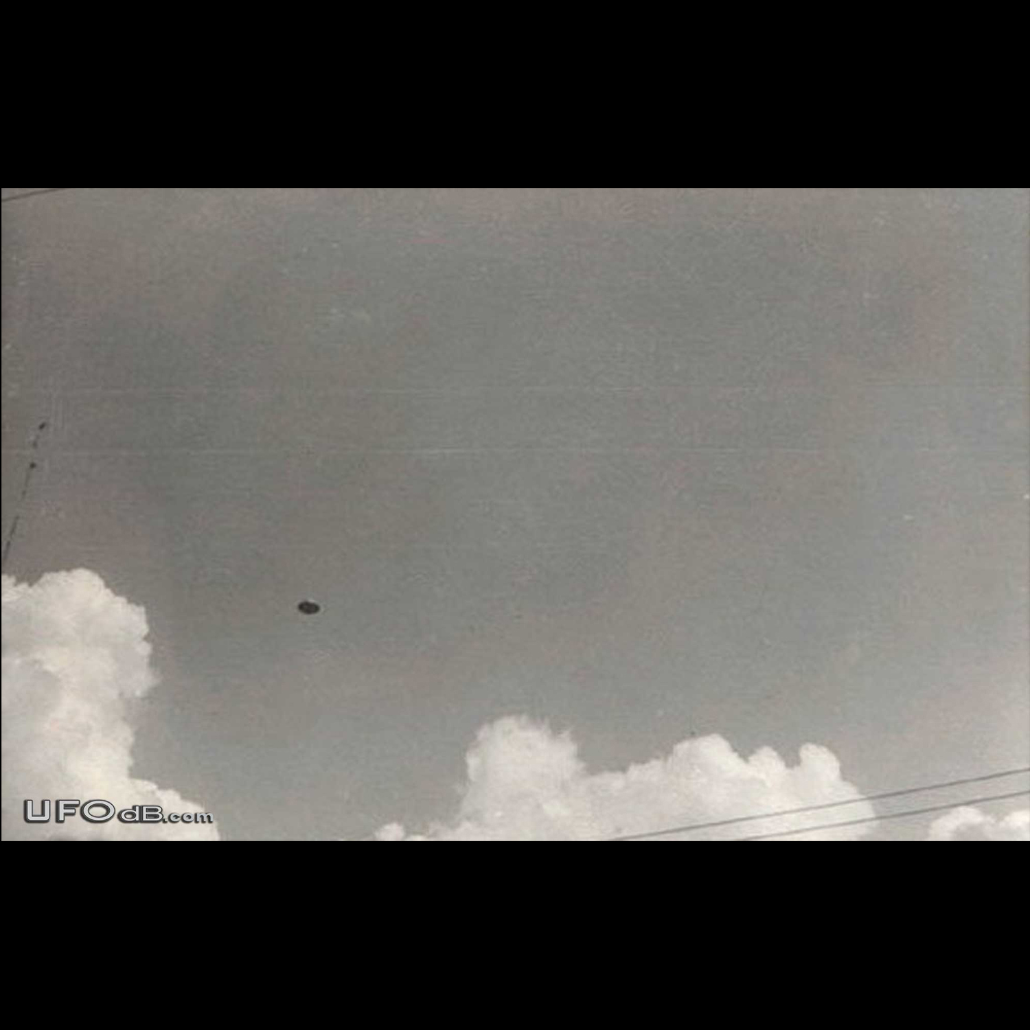 Old Grey 1956 Saucer UFO picture from Rio de Janeiro Brazil UFO Picture #370-1