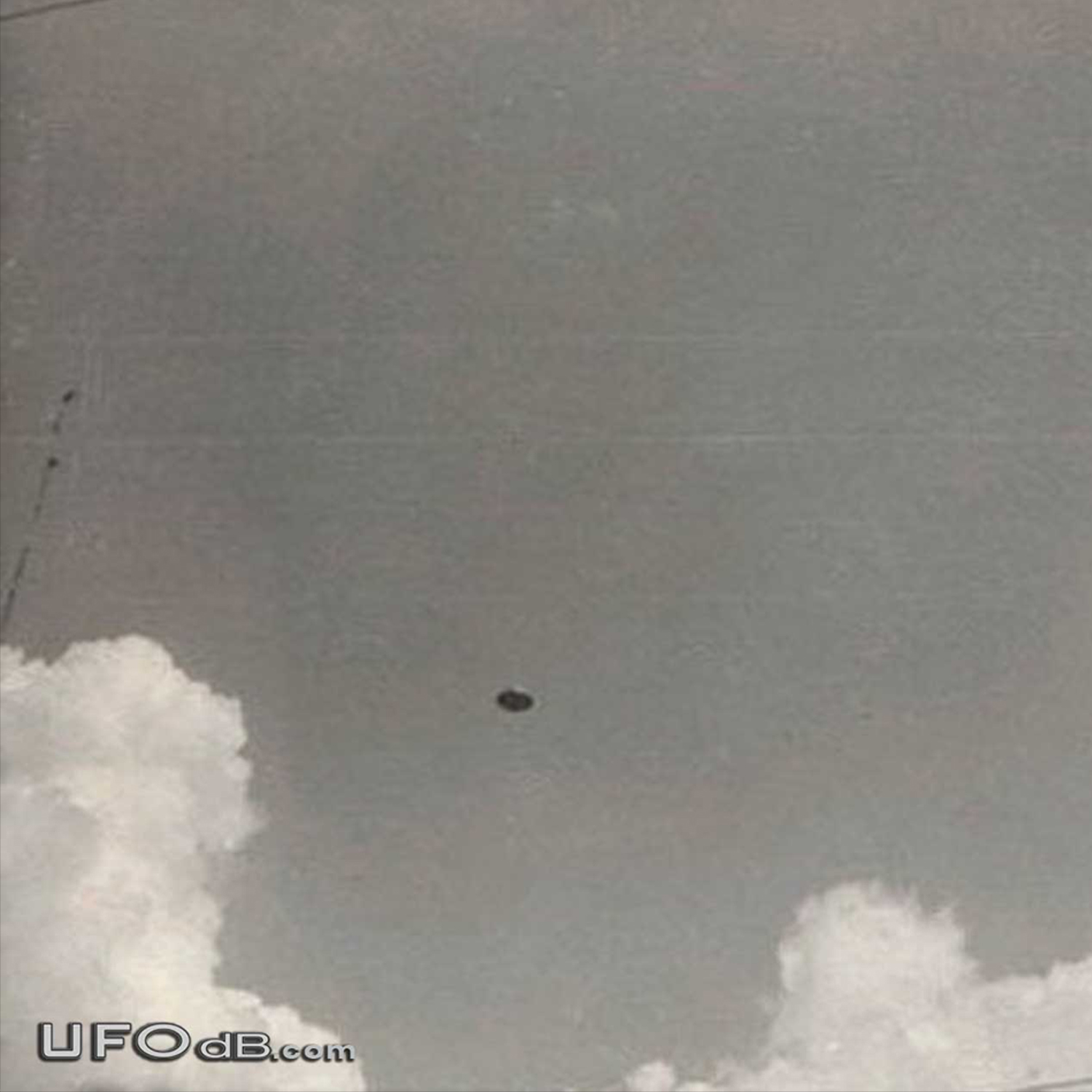 Old Grey 1956 Saucer UFO picture from Rio de Janeiro Brazil UFO Picture #370-2