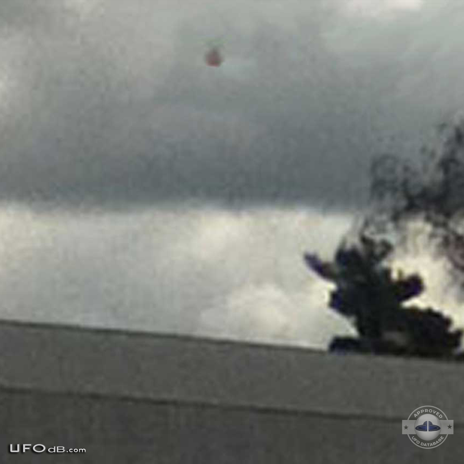 ufo picture taken on highway I-79 between Erie and Pittsburgh in 2011 UFO Picture #377-2