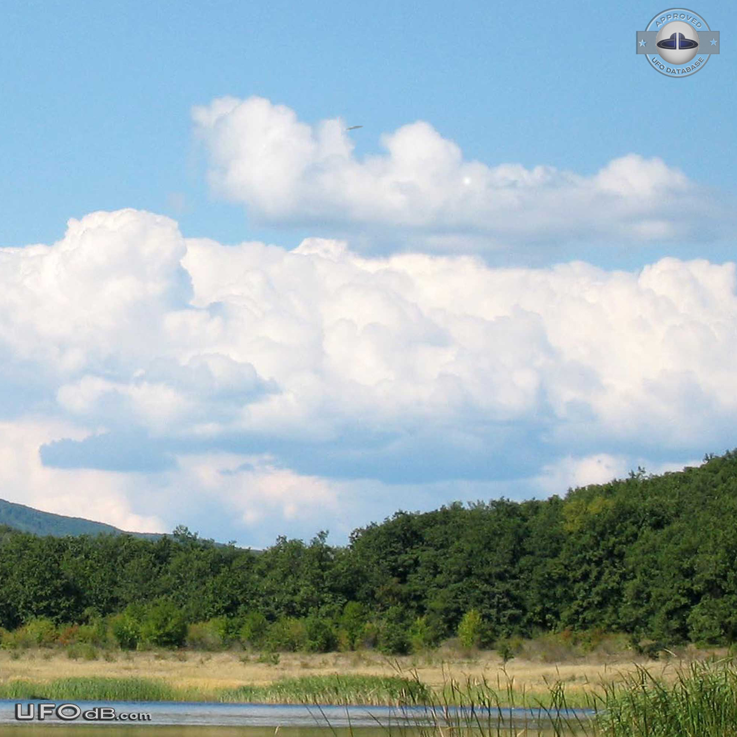 UFO in the distance over Dunoon, Scotland caught on picture in 2010 UFO Picture #398-1