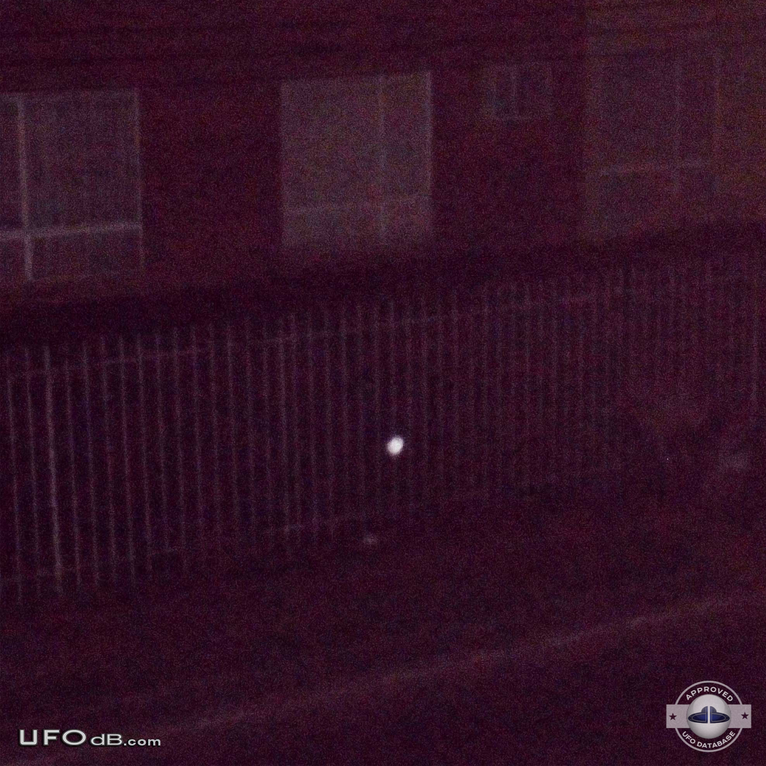 Picture of a Small white probe UFO caught in the backyard Bogota 2012 UFO Picture #400-1