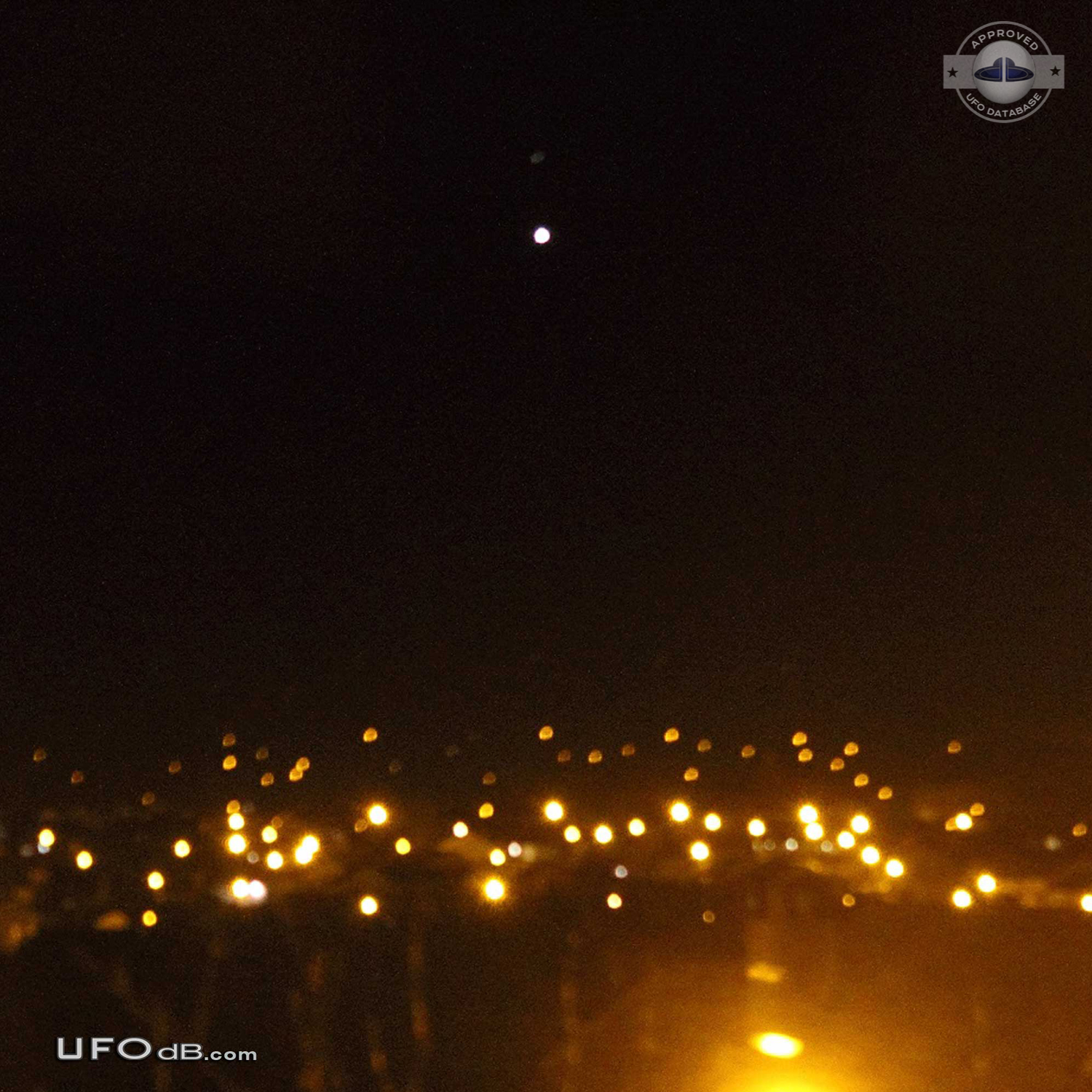 Clear White Orb UFO picture - Ellon Aberdeenshire Scotland UK - 2012 UFO Picture #416-1
