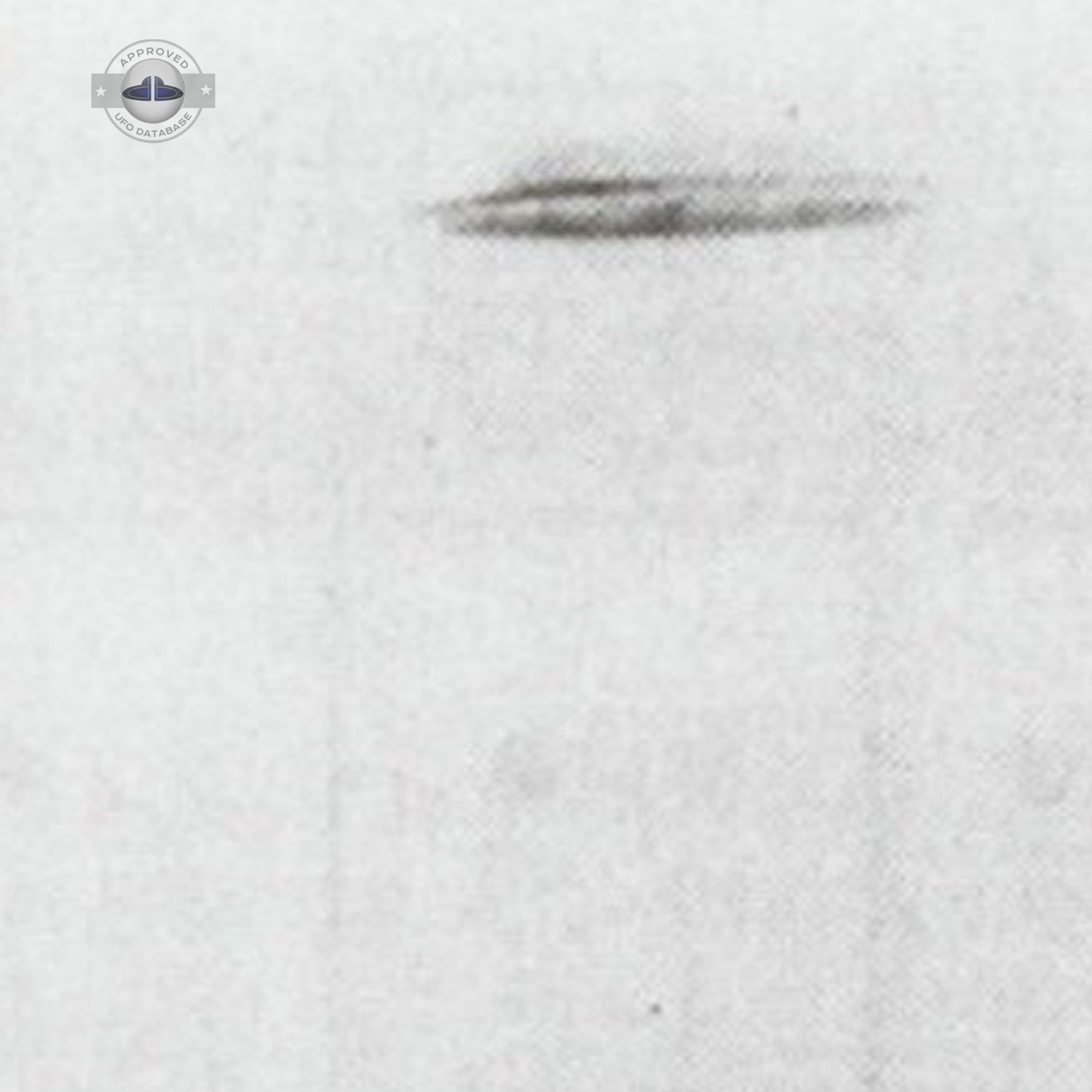 UFO over a fisherman and people in a canoe on a lake UFO Picture #45-3