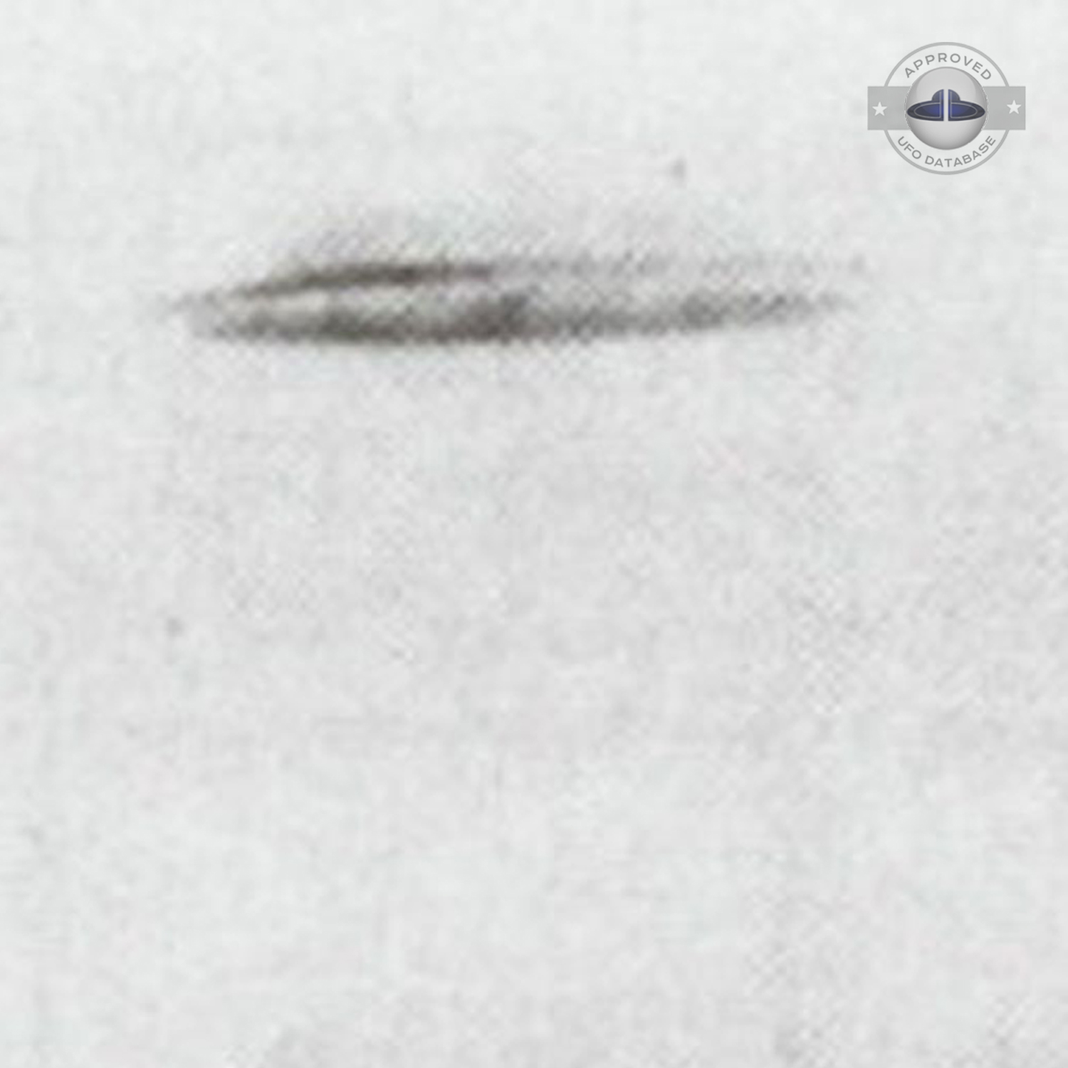 UFO over a fisherman and people in a canoe on a lake UFO Picture #45-4