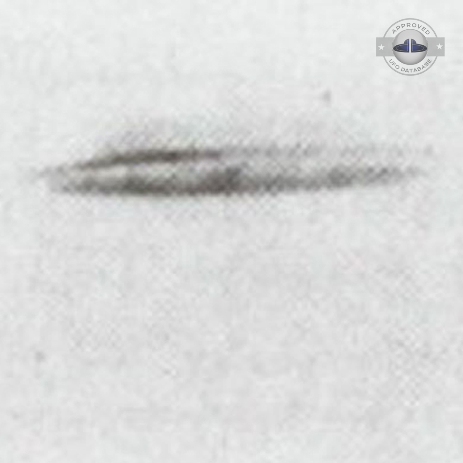 UFO over a fisherman and people in a canoe on a lake UFO Picture #45-5