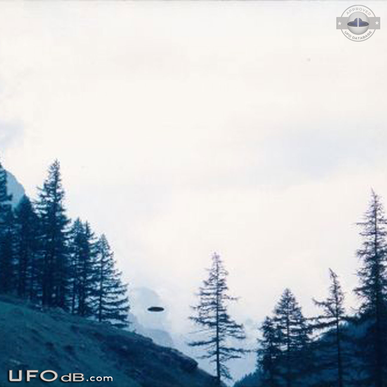 One of the Best UFO sighting backed by 2 UFO pictures Switzerland 1975 UFO Picture #459-2