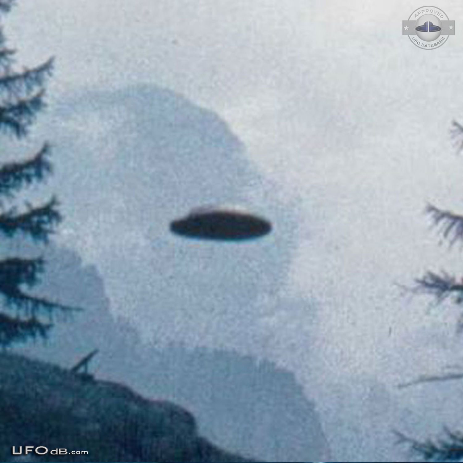 One of the Best UFO sighting backed by 2 UFO pictures Switzerland 1975 UFO Picture #459-4
